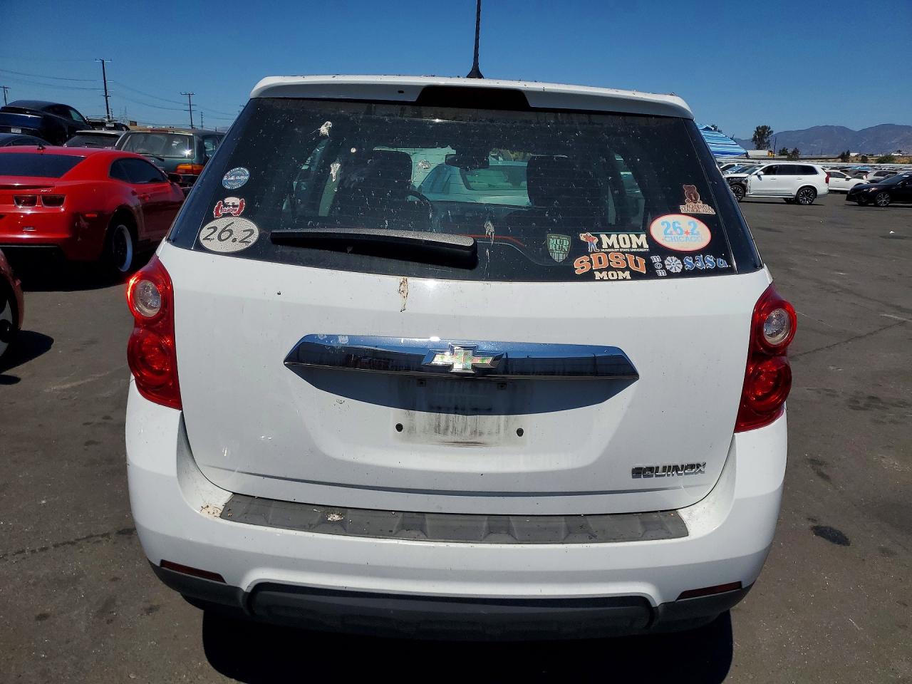 2013 Chevrolet Equinox Ls White vin: 2GNALBEK8D1140381