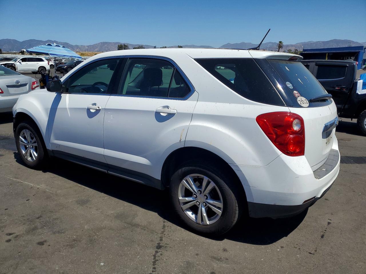 2013 Chevrolet Equinox Ls White vin: 2GNALBEK8D1140381