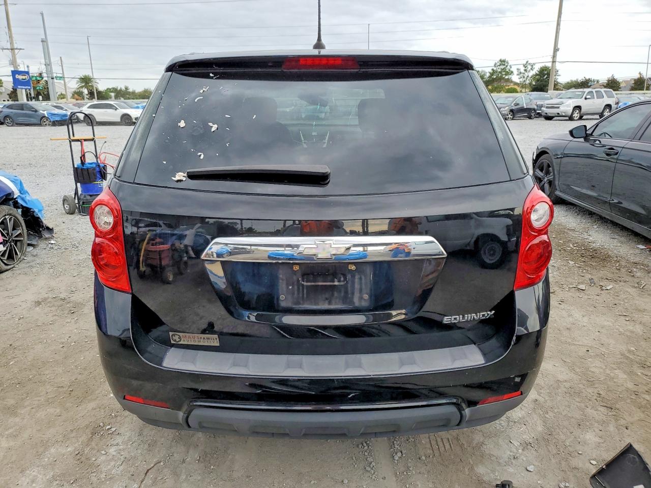 2013 Chevrolet Equinox Ls Black vin: 2GNALBEK8D1157214
