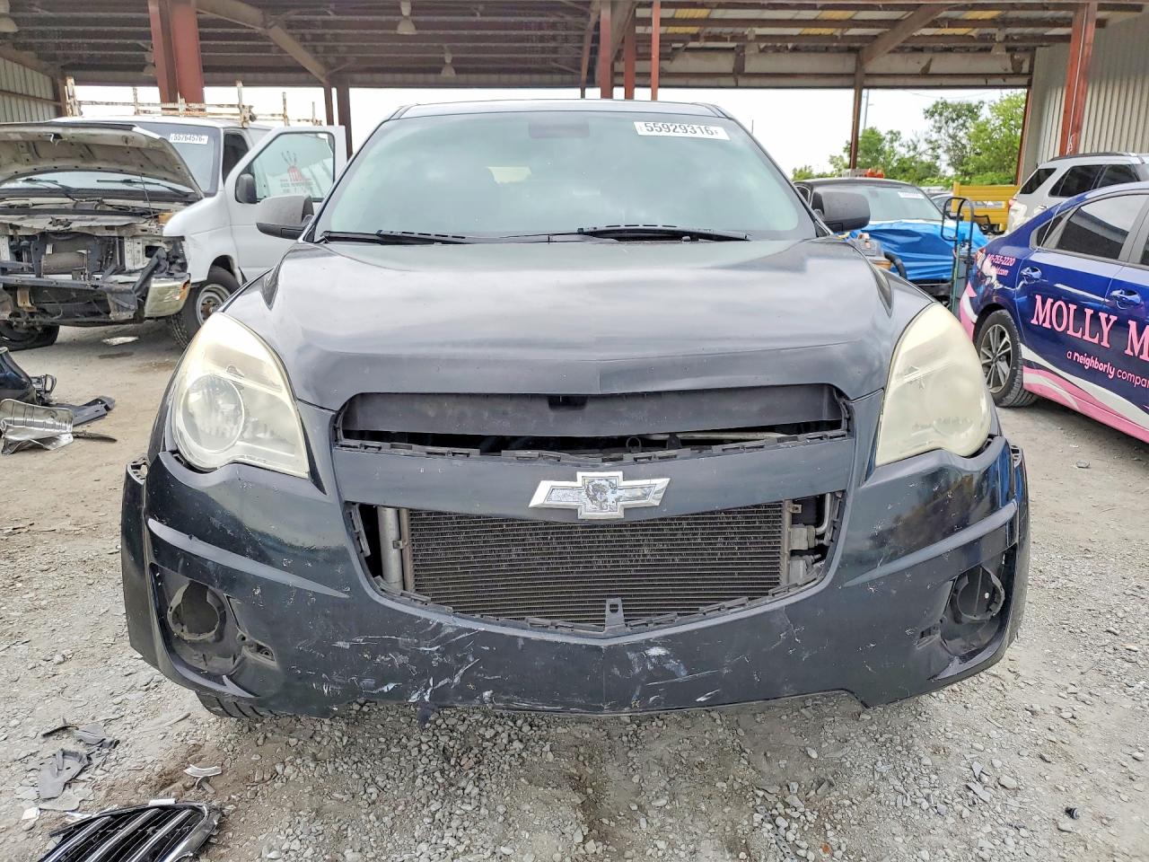 2013 Chevrolet Equinox Ls Black vin: 2GNALBEK8D1157214