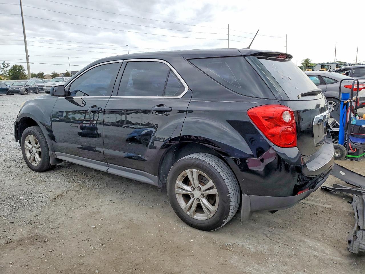 2013 Chevrolet Equinox Ls Black vin: 2GNALBEK8D1157214