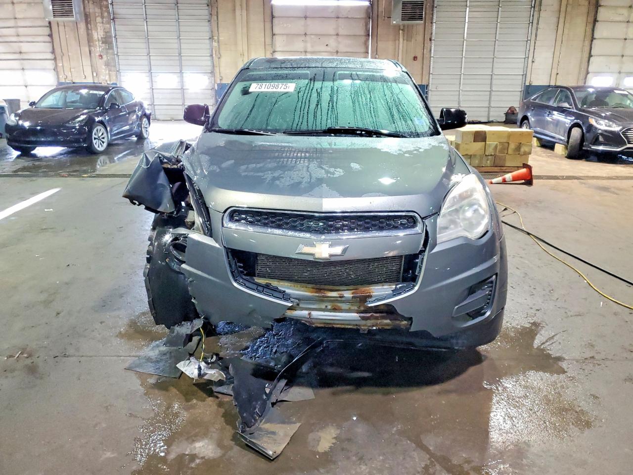 2013 Chevrolet Equinox Ls Gray vin: 2GNALBEK8D6197022