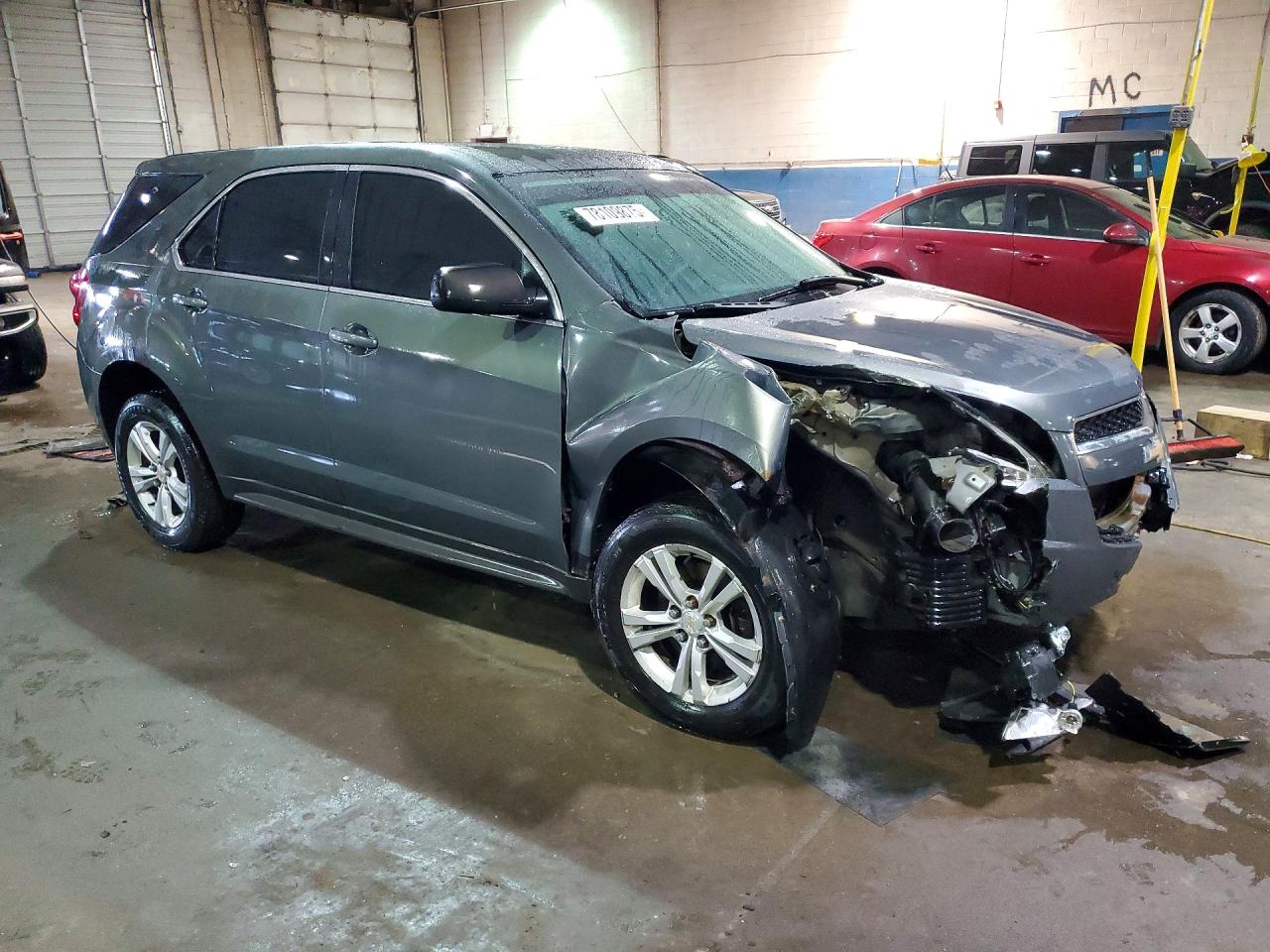 2013 Chevrolet Equinox Ls Gray vin: 2GNALBEK8D6197022