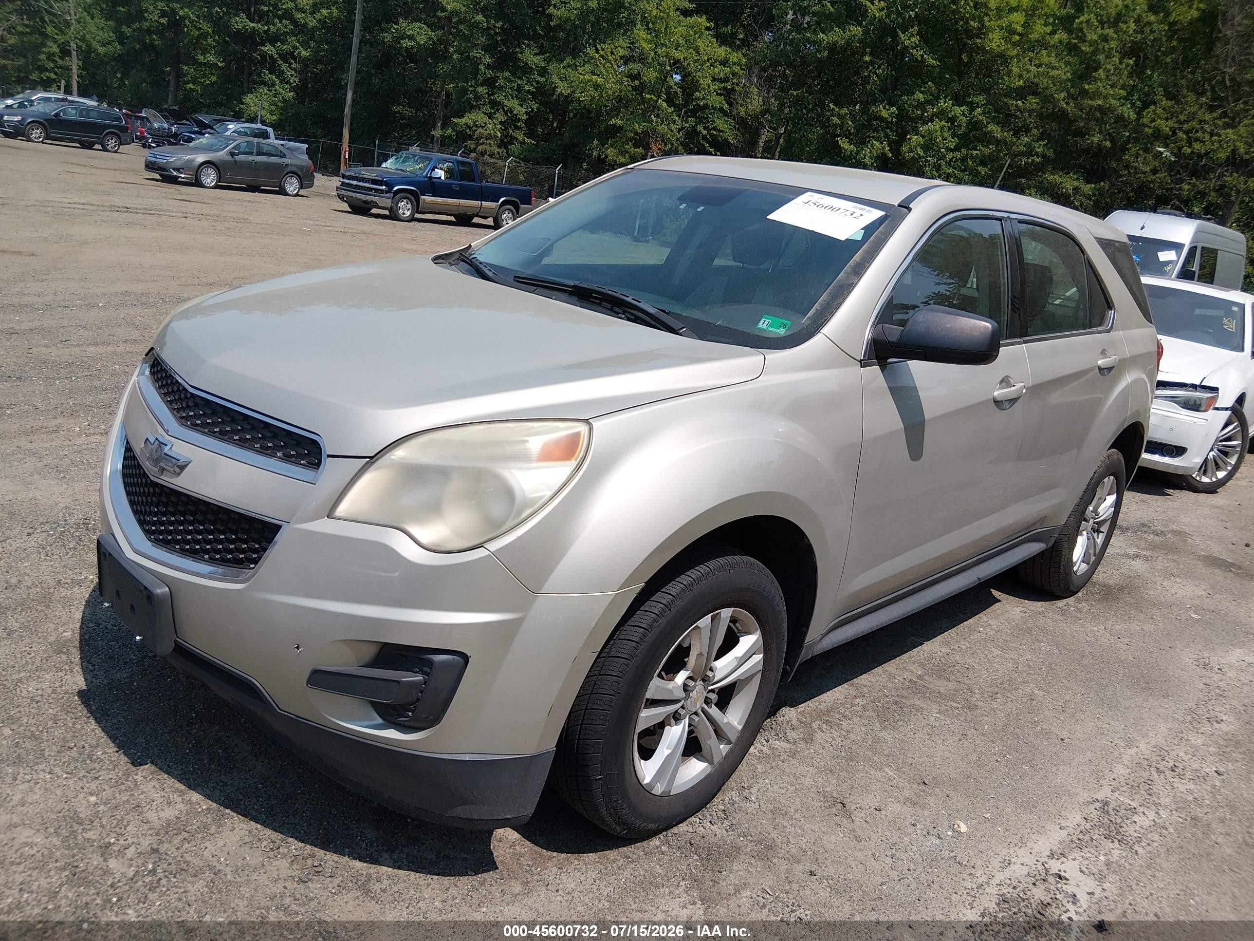2013 Chevrolet Equinox Ls Gold vin: 2GNALBEK8D6328773