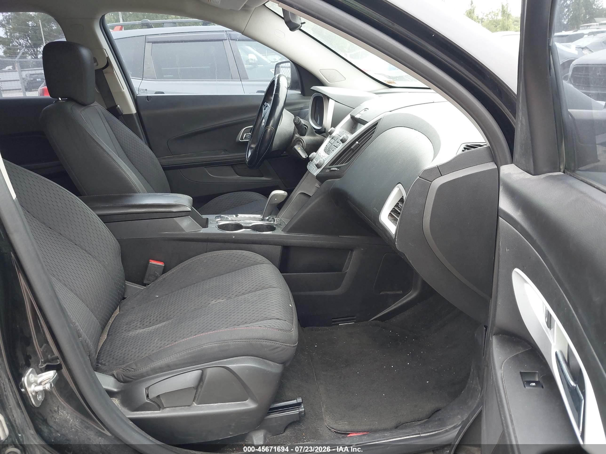 2013 Chevrolet Equinox Ls Black vin: 2GNALBEK8D6337103