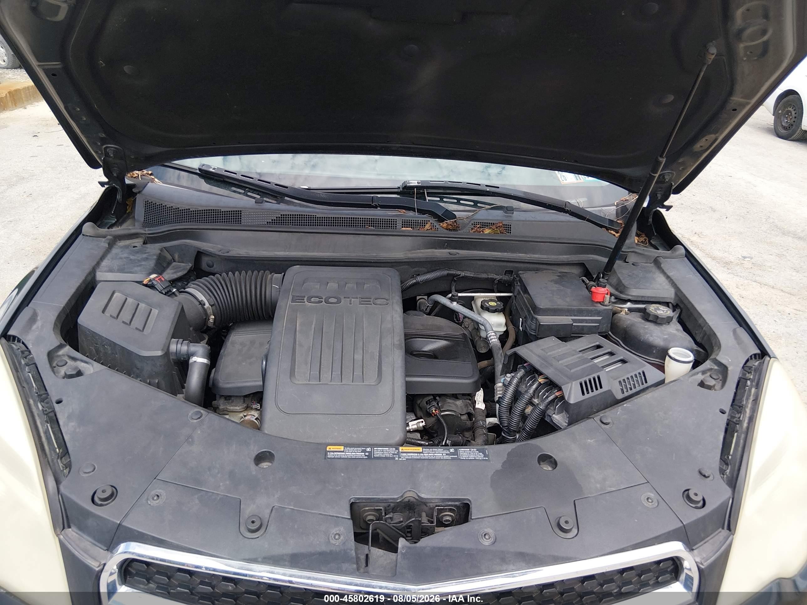 2013 Chevrolet Equinox Ls Black vin: 2GNALBEK8D6345606