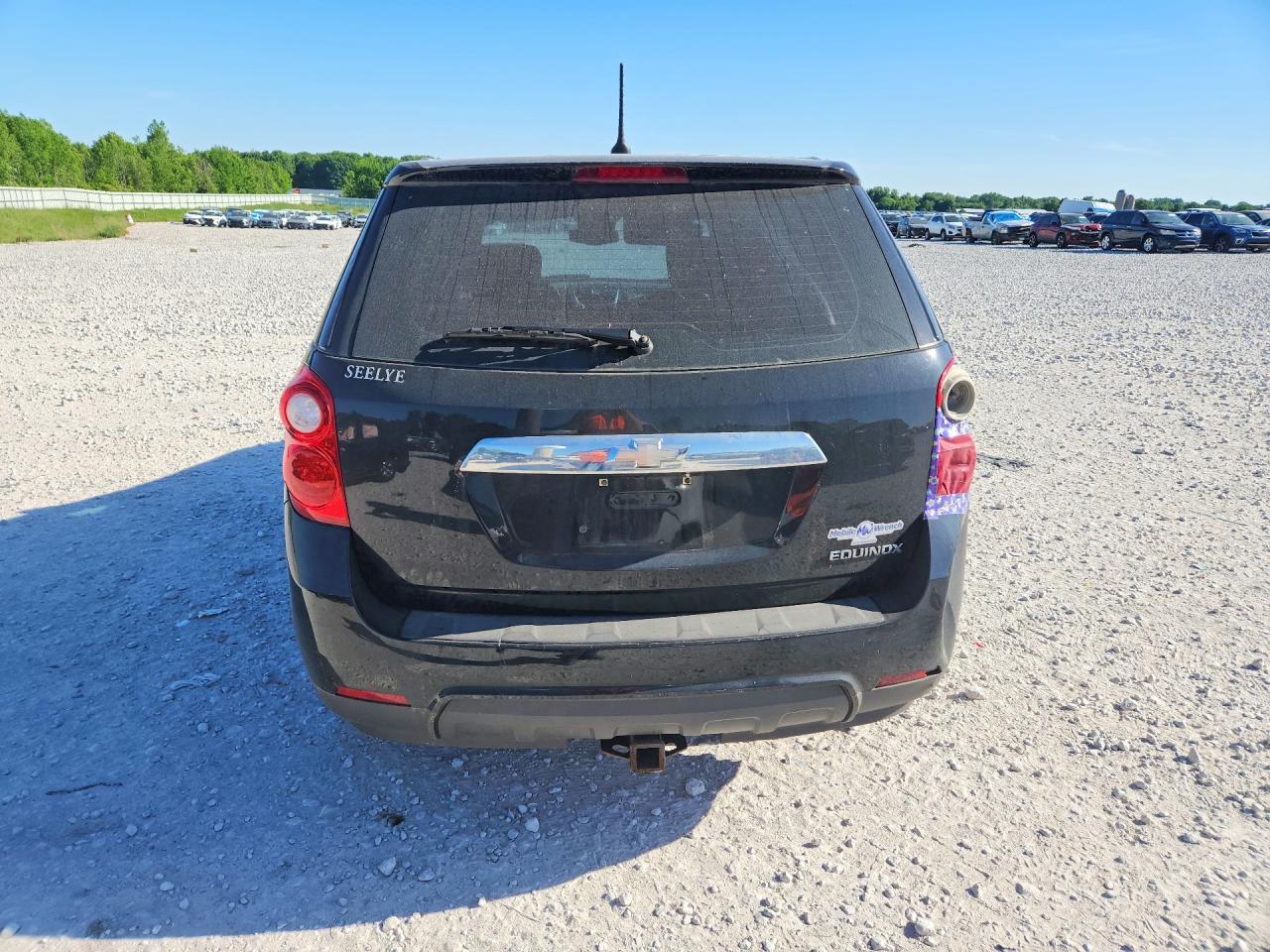 2013 Chevrolet Equinox Ls Black vin: 2GNALBEK8D6365080