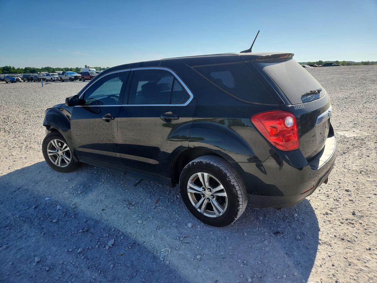2013 Chevrolet Equinox Ls Black vin: 2GNALBEK8D6365080