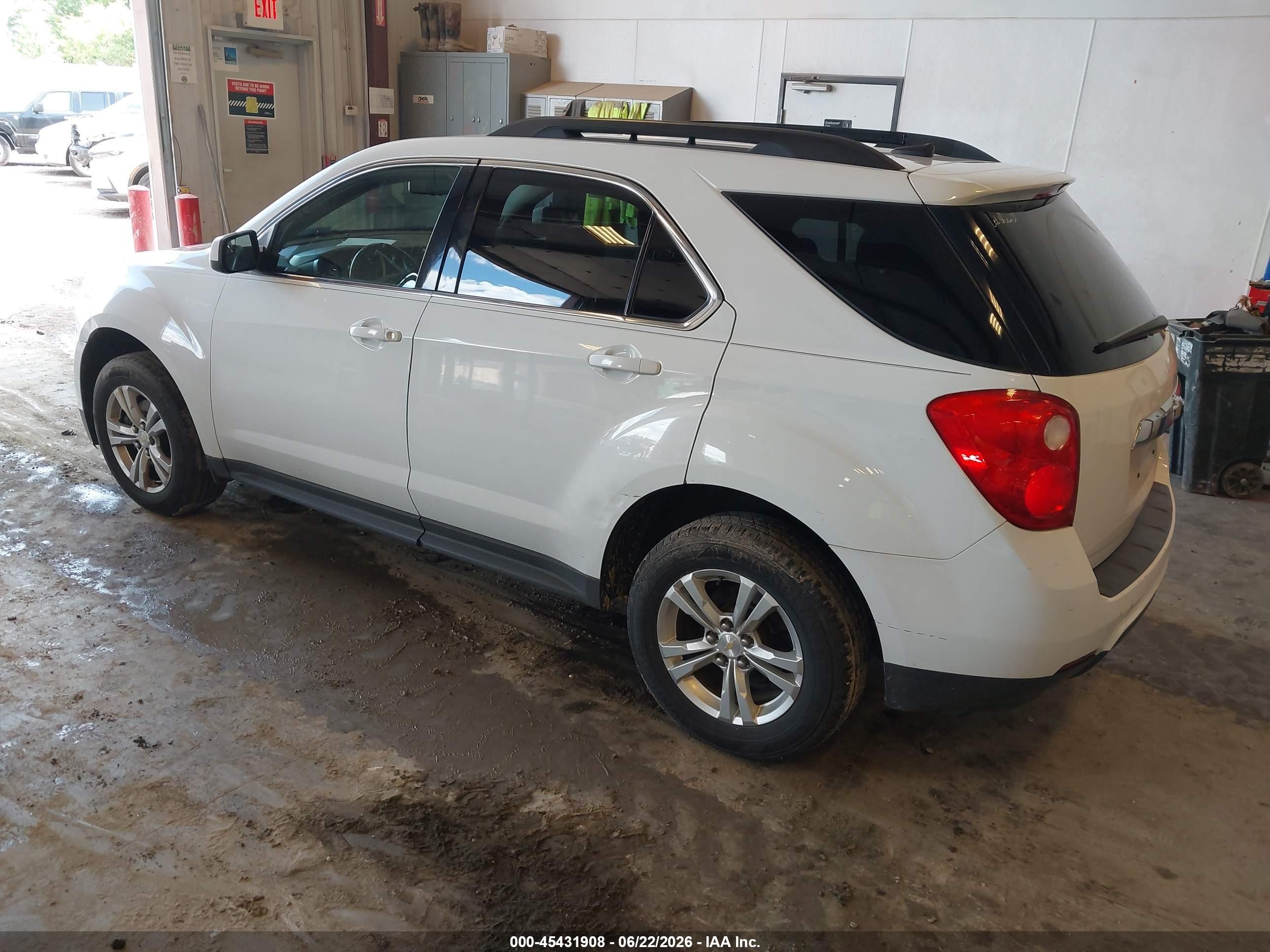 2014 Chevrolet Equinox Lt White vin: 2GNALBEK8E1117023