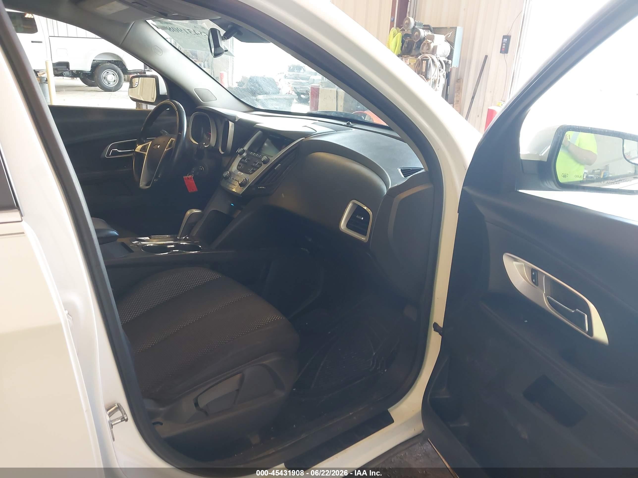 2014 Chevrolet Equinox Lt White vin: 2GNALBEK8E1117023