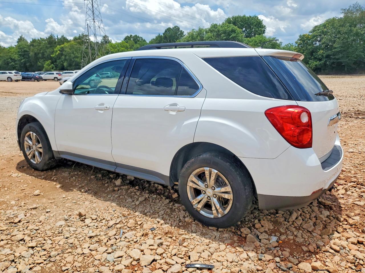 2014 Chevrolet Equinox Lt White vin: 2GNALBEK8E6116490