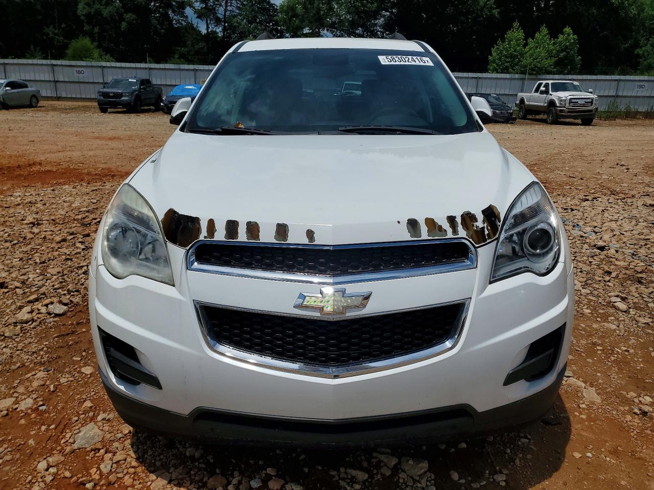 2014 Chevrolet Equinox Lt White vin: 2GNALBEK8E6116490