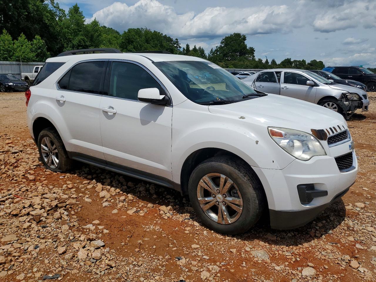 2014 Chevrolet Equinox Lt White vin: 2GNALBEK8E6116490