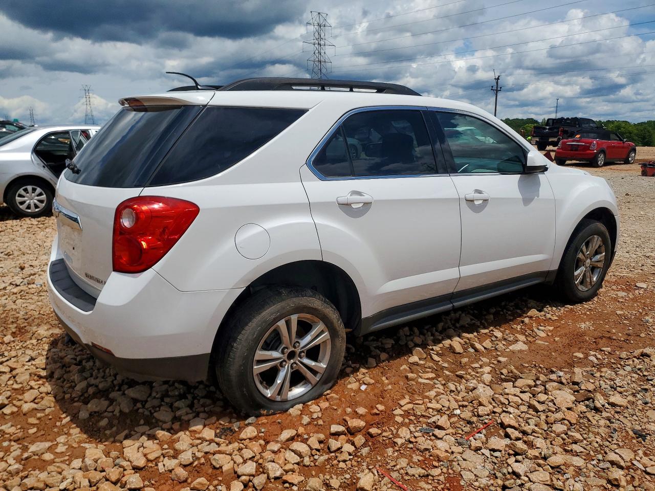 2014 Chevrolet Equinox Lt White vin: 2GNALBEK8E6116490