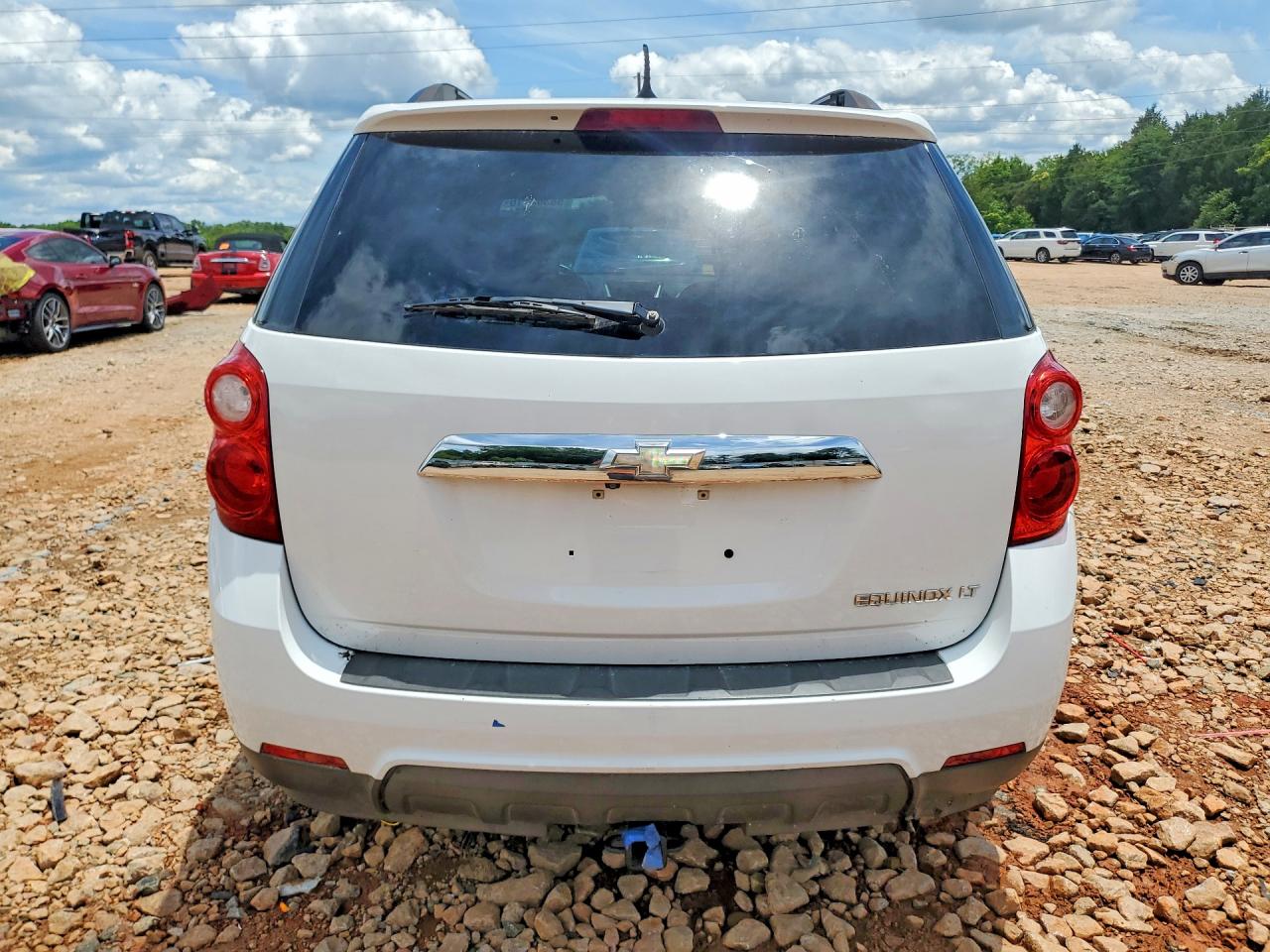 2014 Chevrolet Equinox Lt White vin: 2GNALBEK8E6116490
