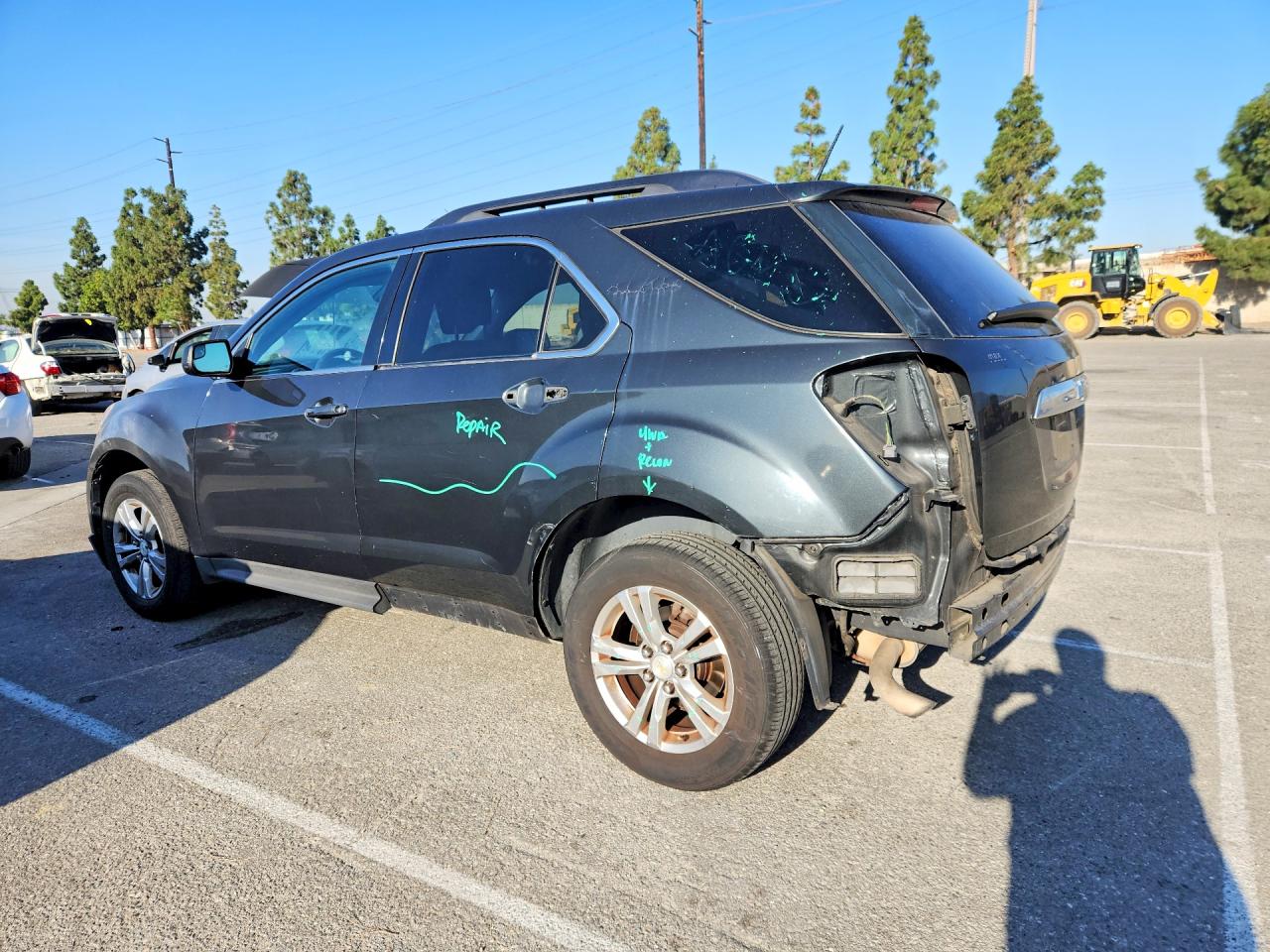 2014 Chevrolet Equinox Lt Gray vin: 2GNALBEK8E6157072
