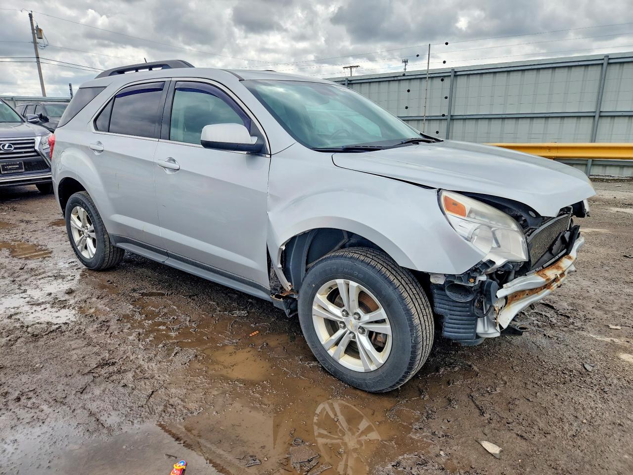 2014 Chevrolet Equinox Lt Серебряный vin: 2GNALBEK8E6219666