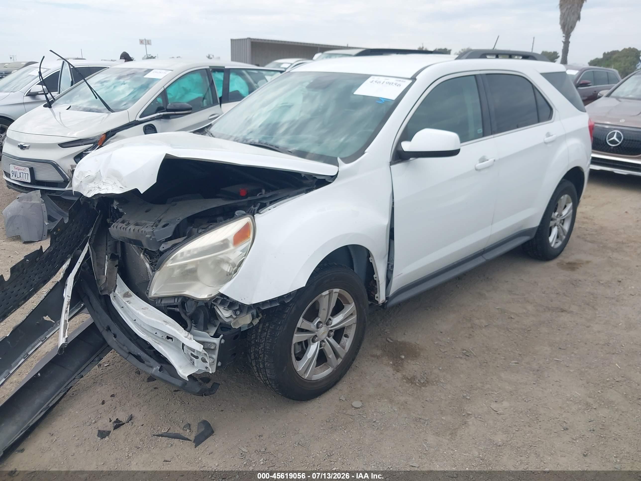 2014 Chevrolet Equinox Lt Белый vin: 2GNALBEK8E6284680