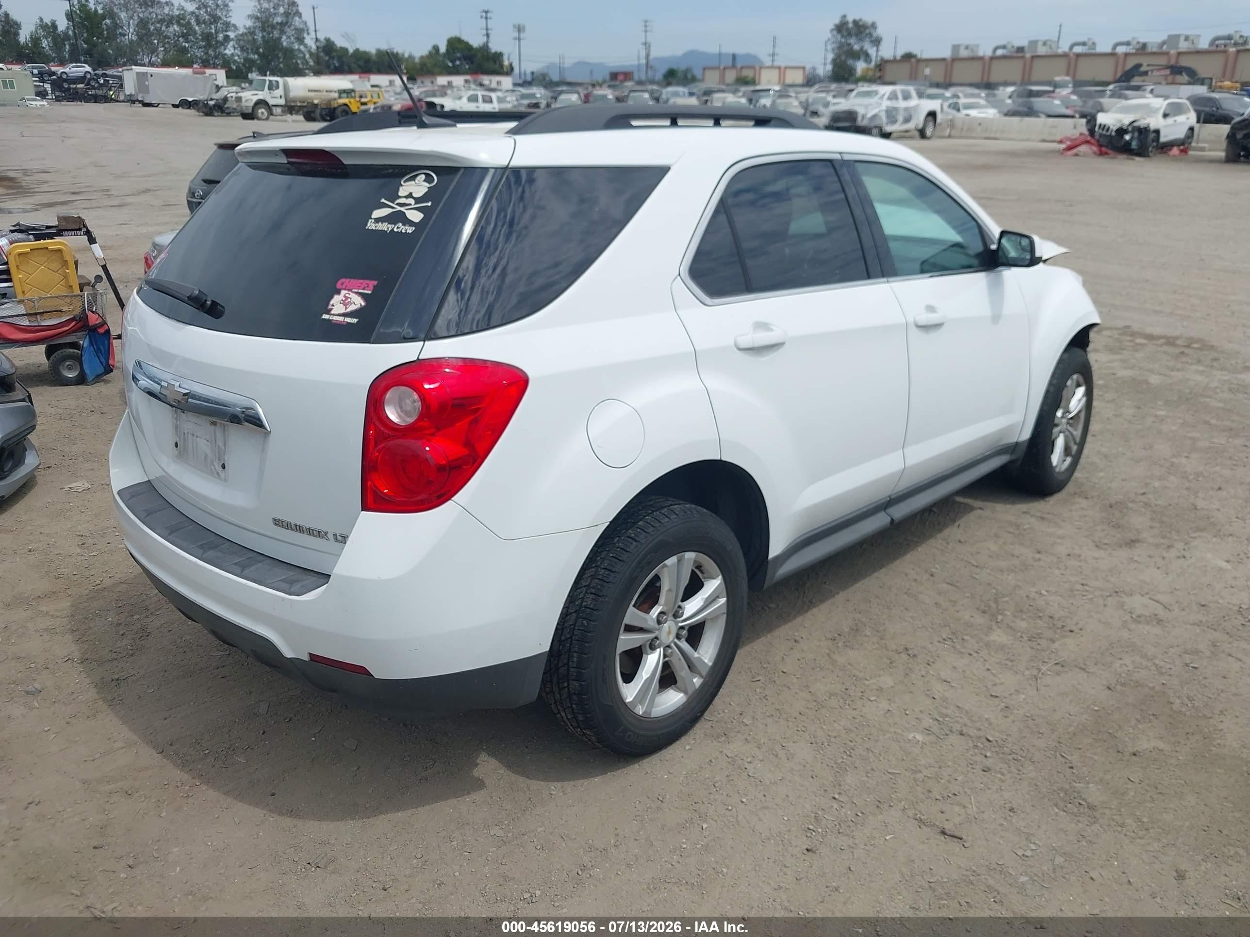 2014 Chevrolet Equinox Lt Белый vin: 2GNALBEK8E6284680