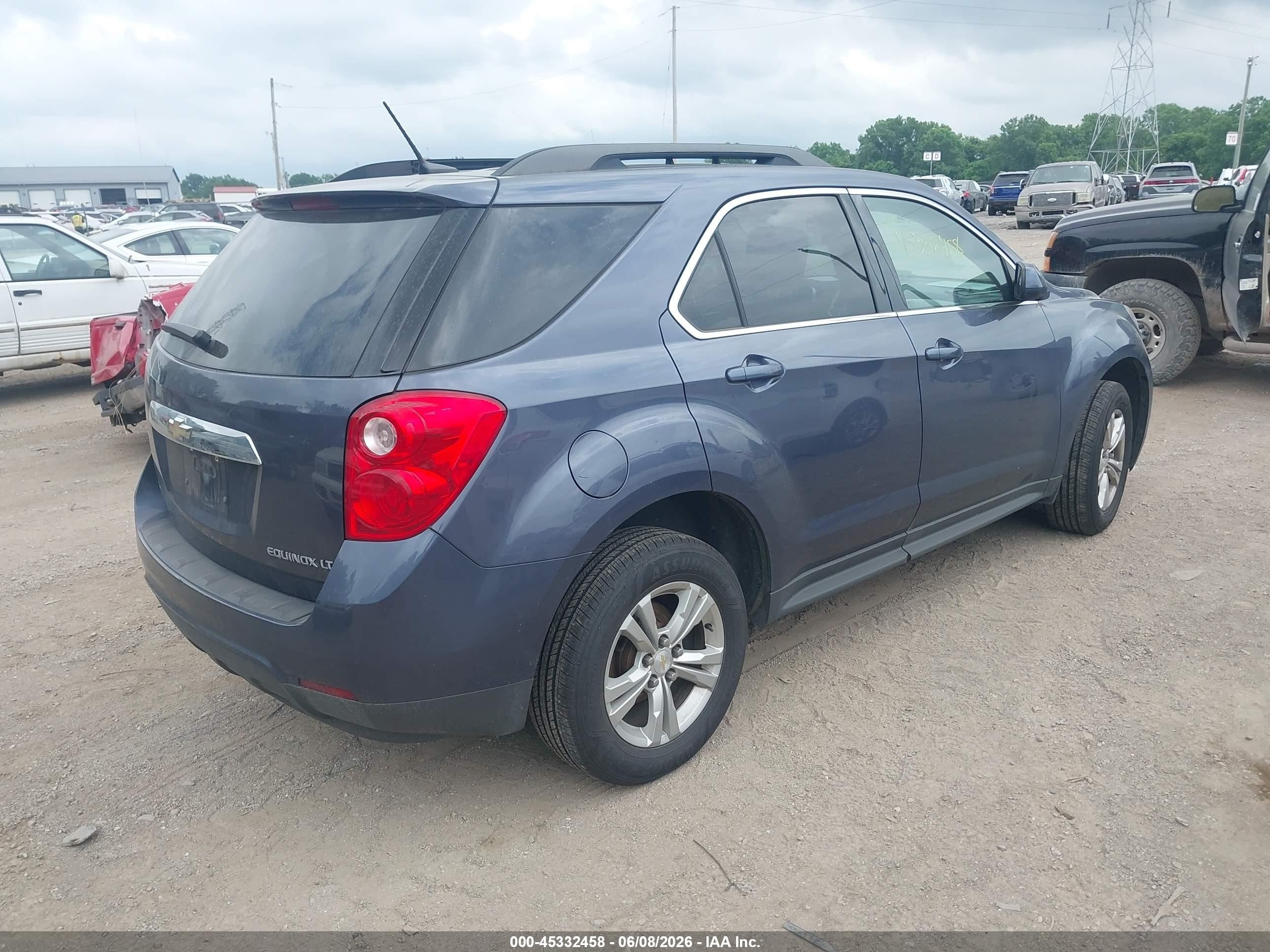 2014 Chevrolet Equinox Lt Blue vin: 2GNALBEK8E6361094