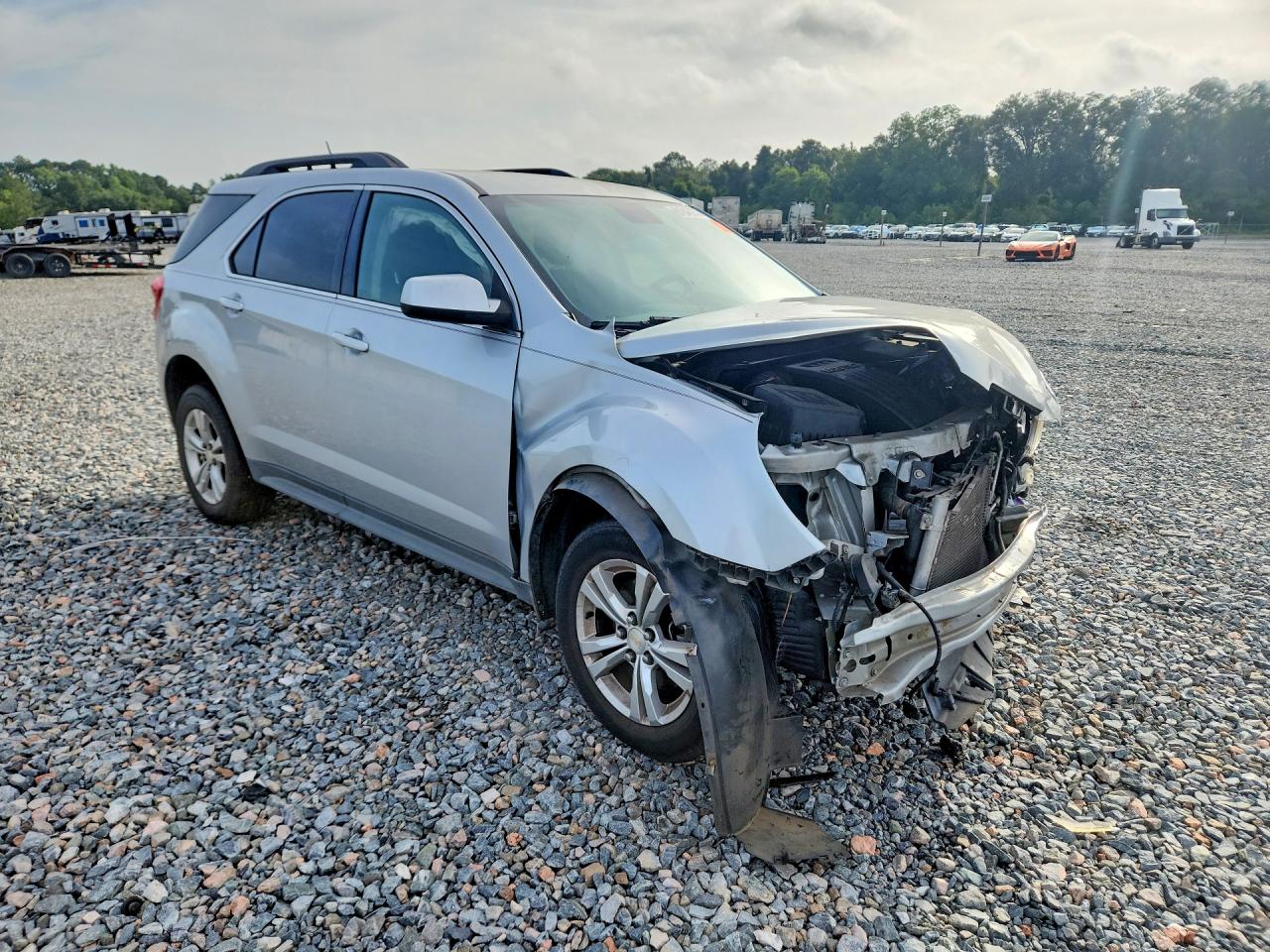 2015 Chevrolet Equinox Lt Silver vin: 2GNALBEK8F6189988