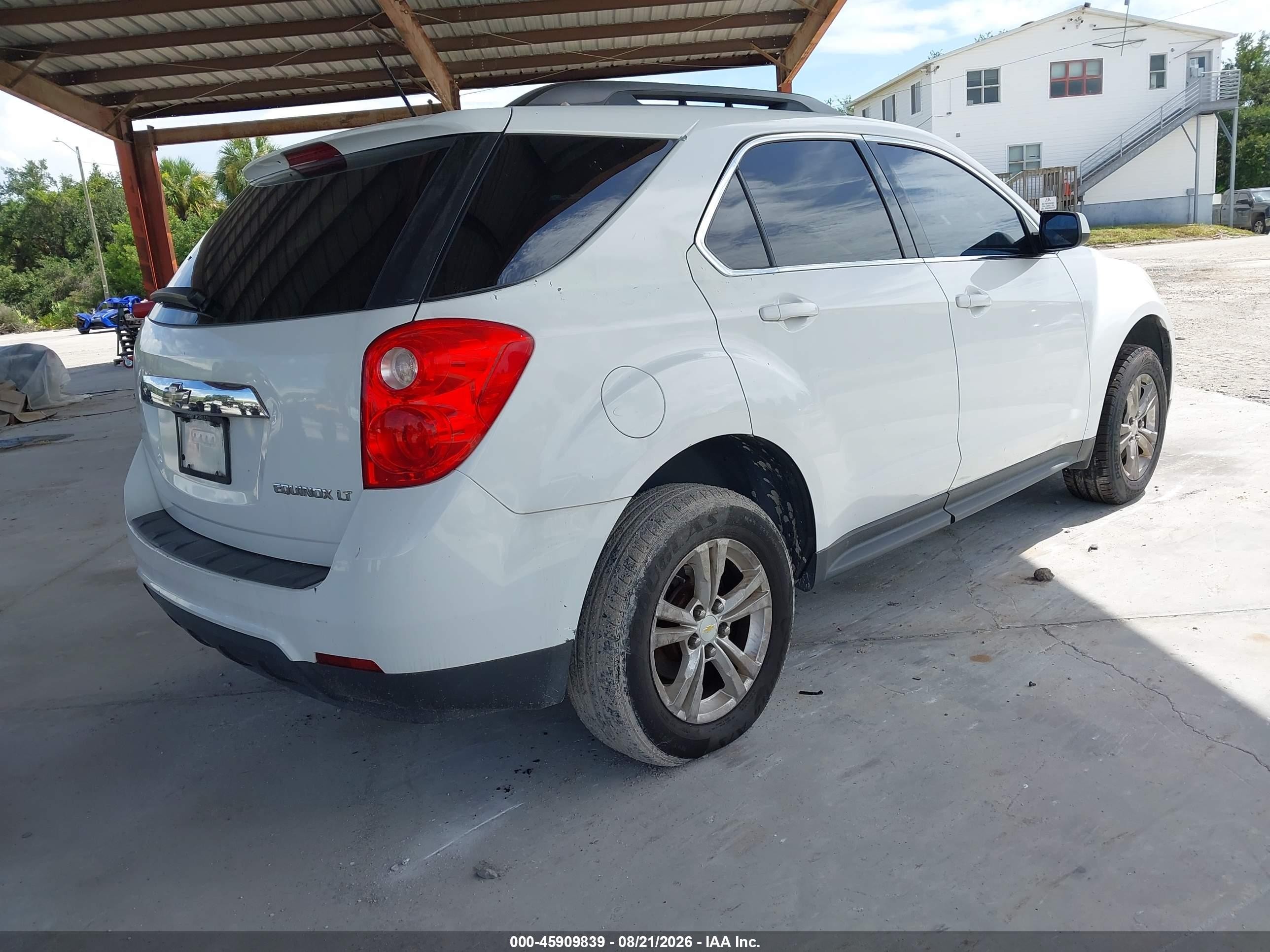 2015 Chevrolet Equinox Lt Белый vin: 2GNALBEK8F6196410