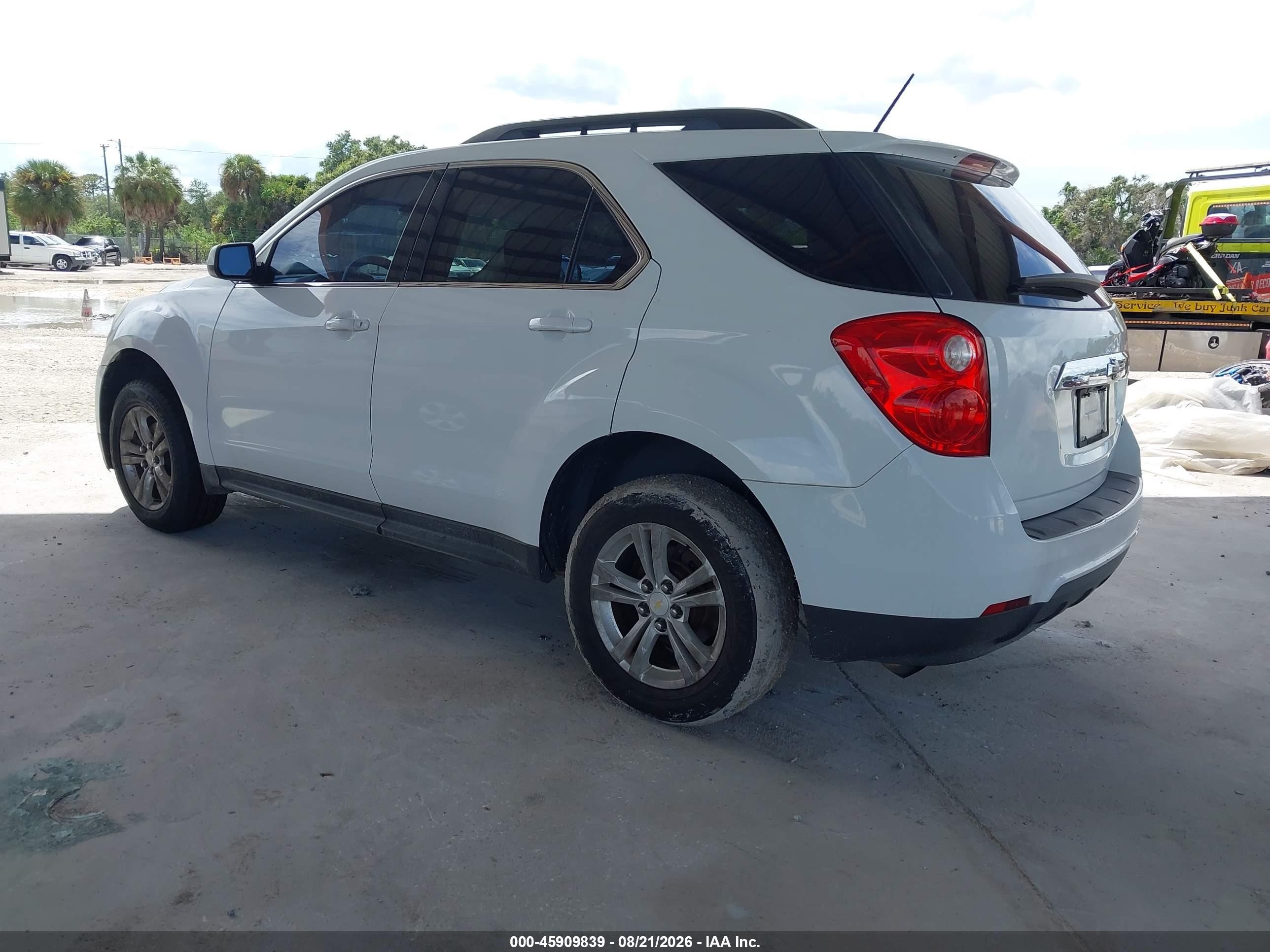 2015 Chevrolet Equinox Lt Белый vin: 2GNALBEK8F6196410