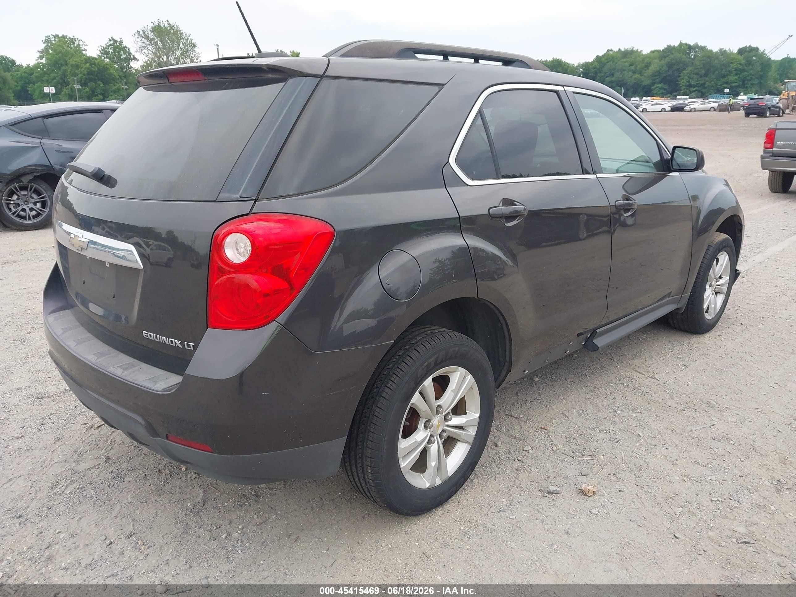 2015 Chevrolet Equinox Lt Серый vin: 2GNALBEK8F6273356