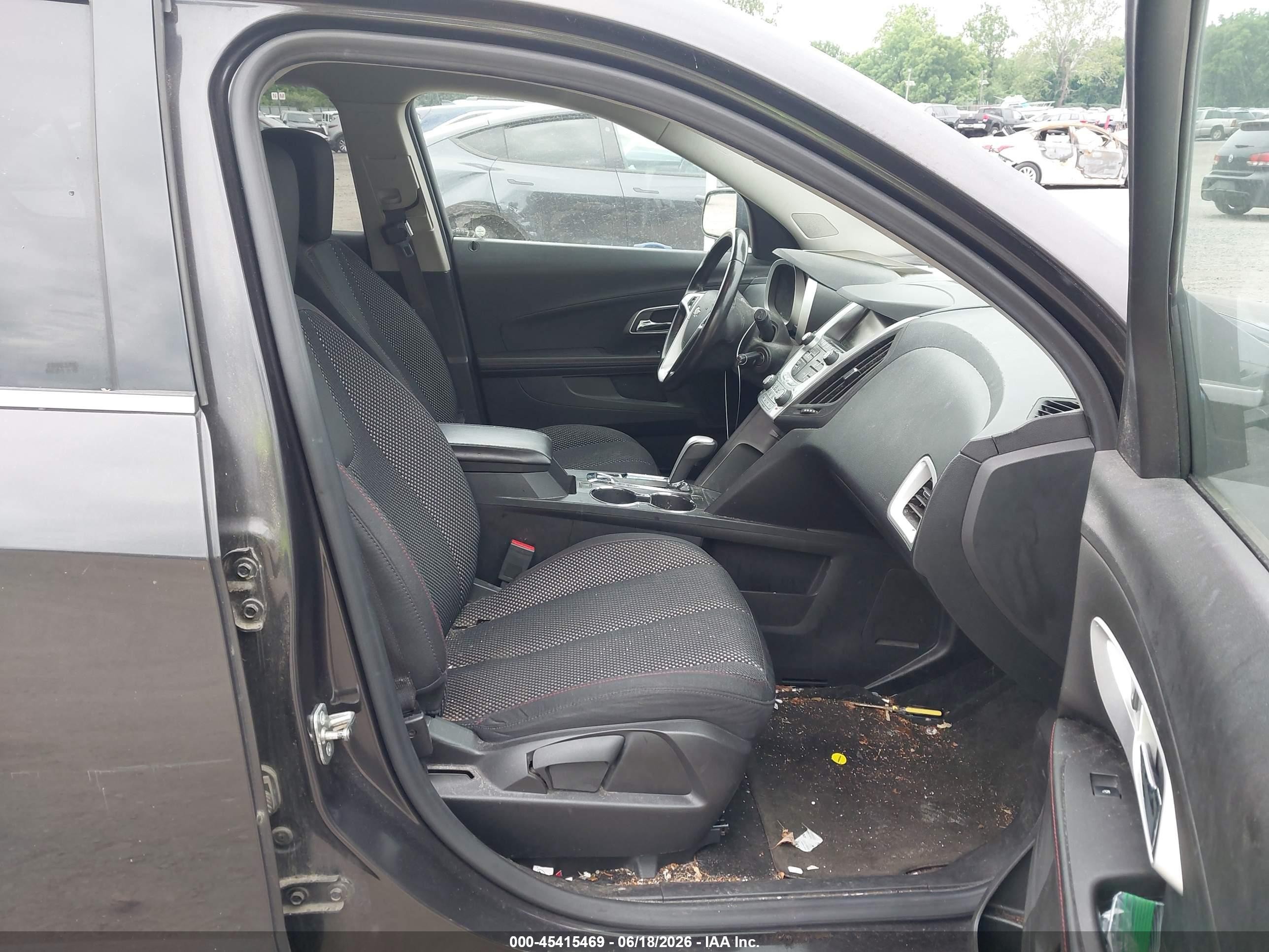2015 Chevrolet Equinox Lt Серый vin: 2GNALBEK8F6273356