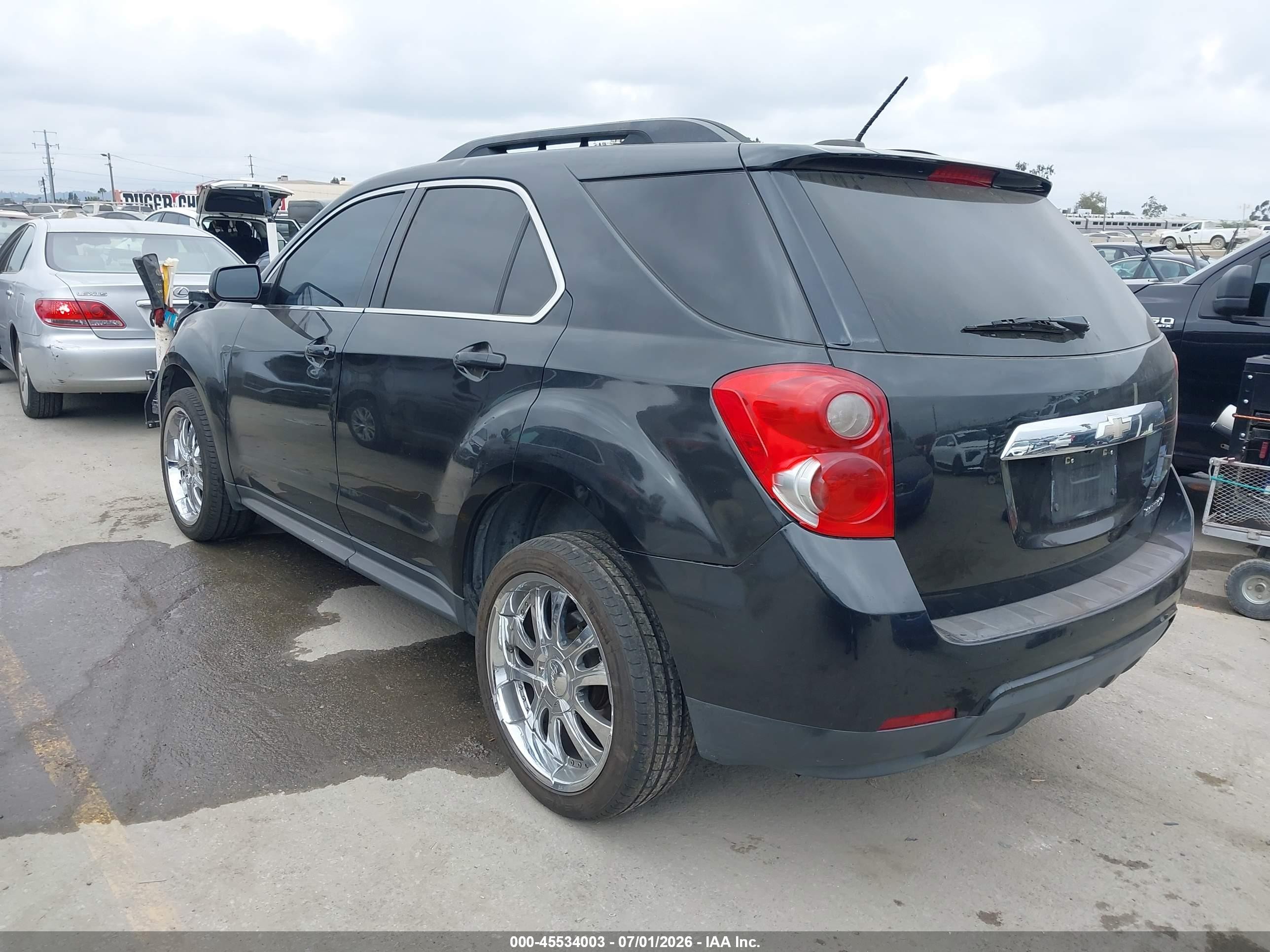 2015 Chevrolet Equinox Lt Black vin: 2GNALBEK8F6293638