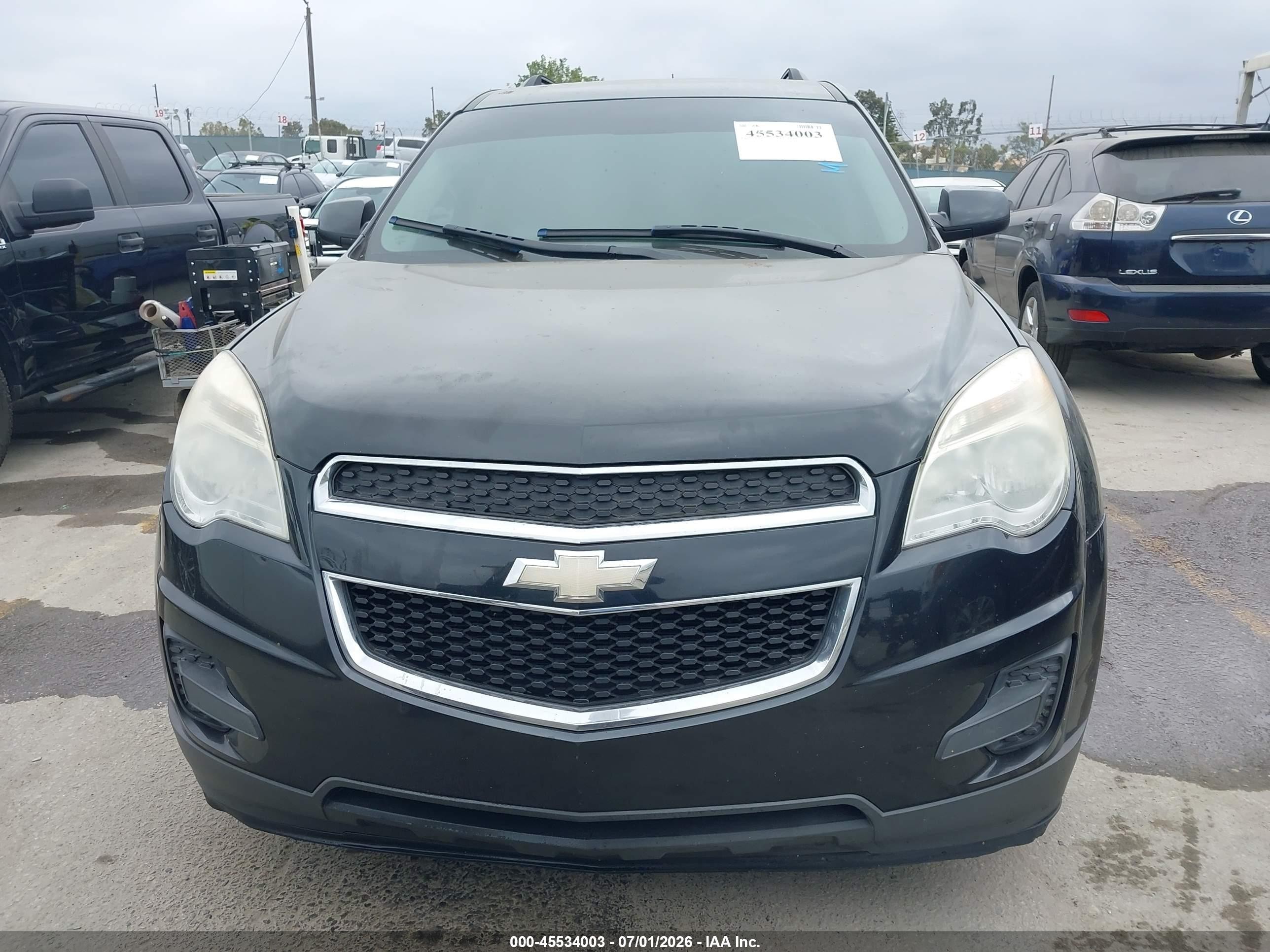 2015 Chevrolet Equinox Lt Black vin: 2GNALBEK8F6293638