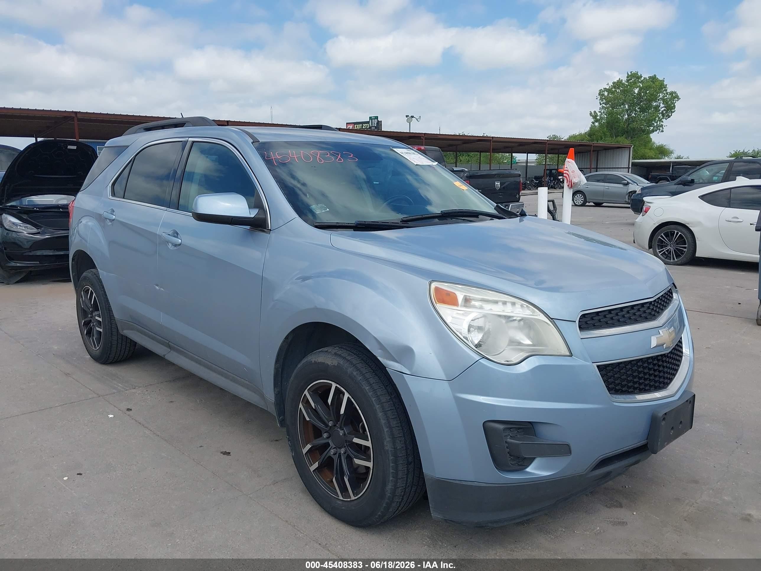 2015 Chevrolet Equinox Lt Blue vin: 2GNALBEK8F6332387