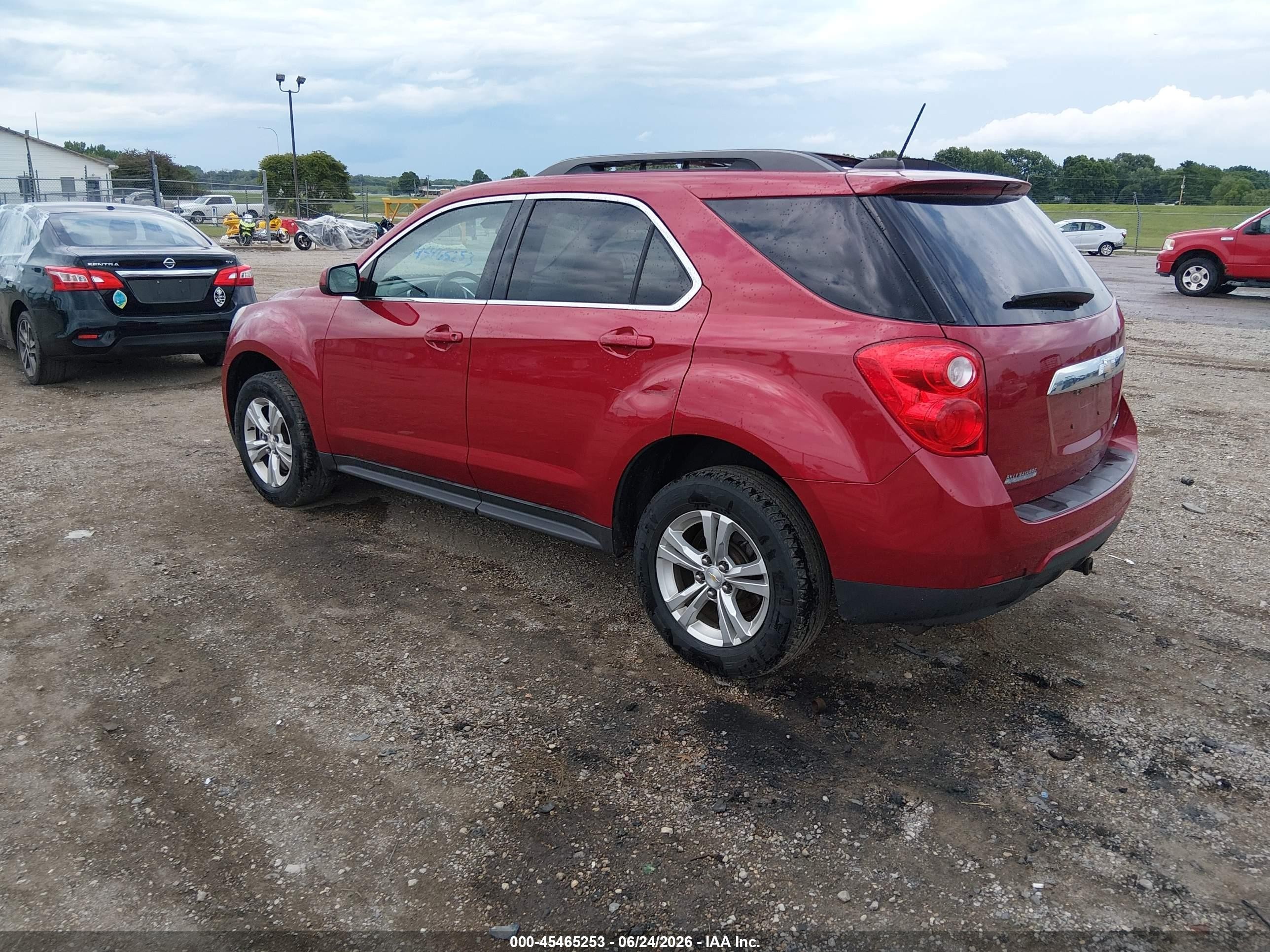 2015 Chevrolet Equinox Lt Red vin: 2GNALBEK8F6414703