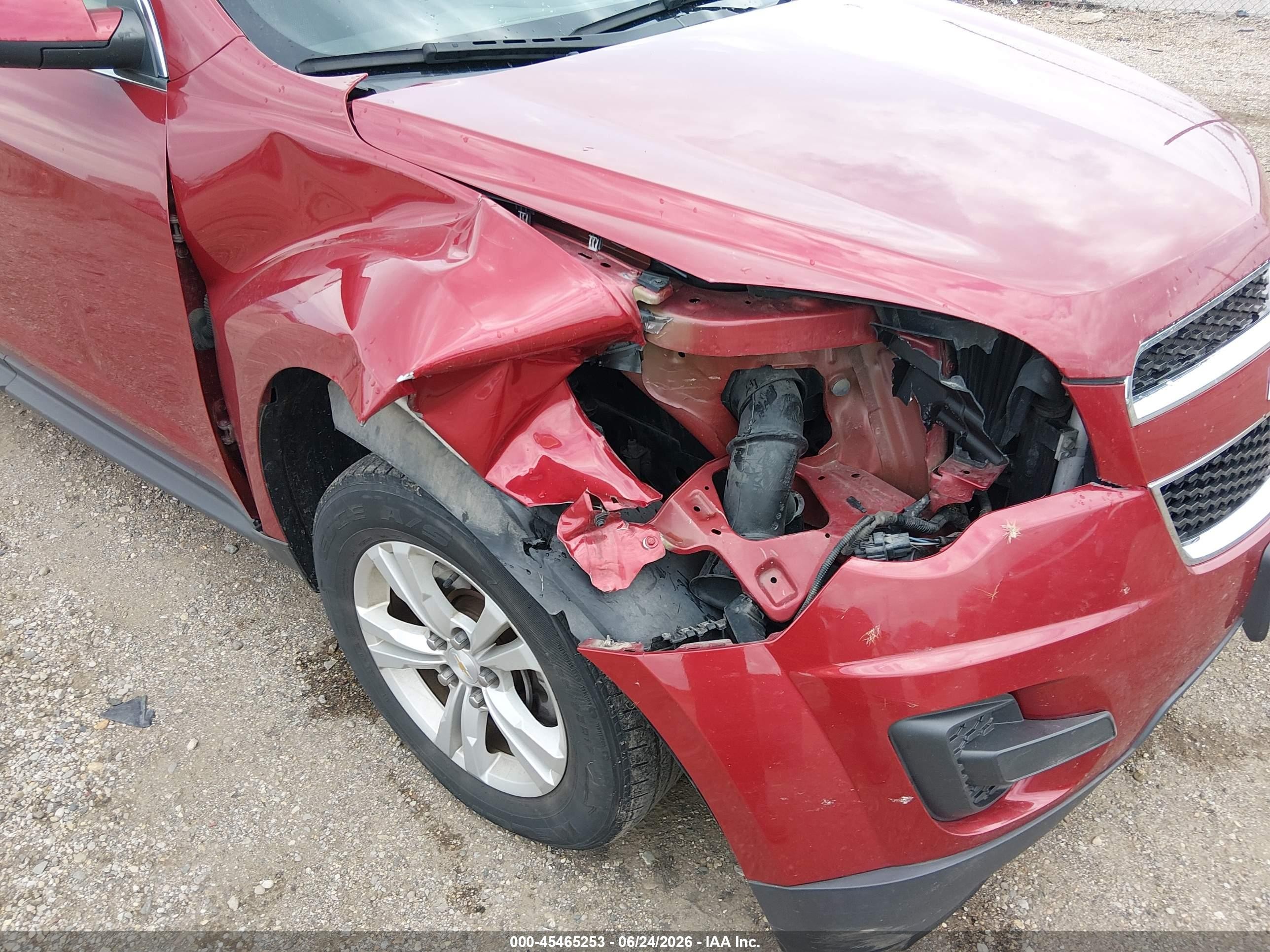 2015 Chevrolet Equinox Lt Red vin: 2GNALBEK8F6414703