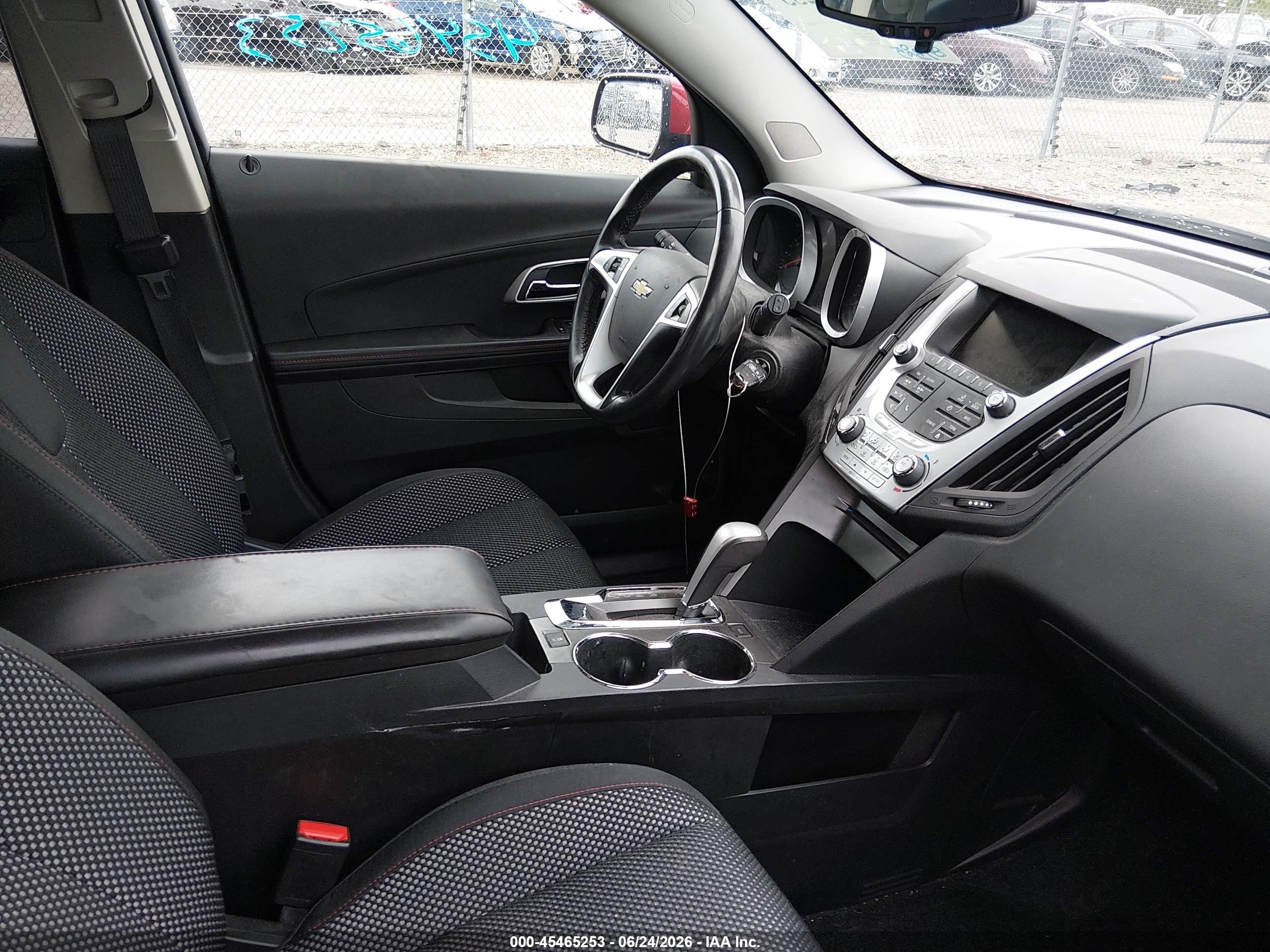 2015 Chevrolet Equinox Lt Red vin: 2GNALBEK8F6414703