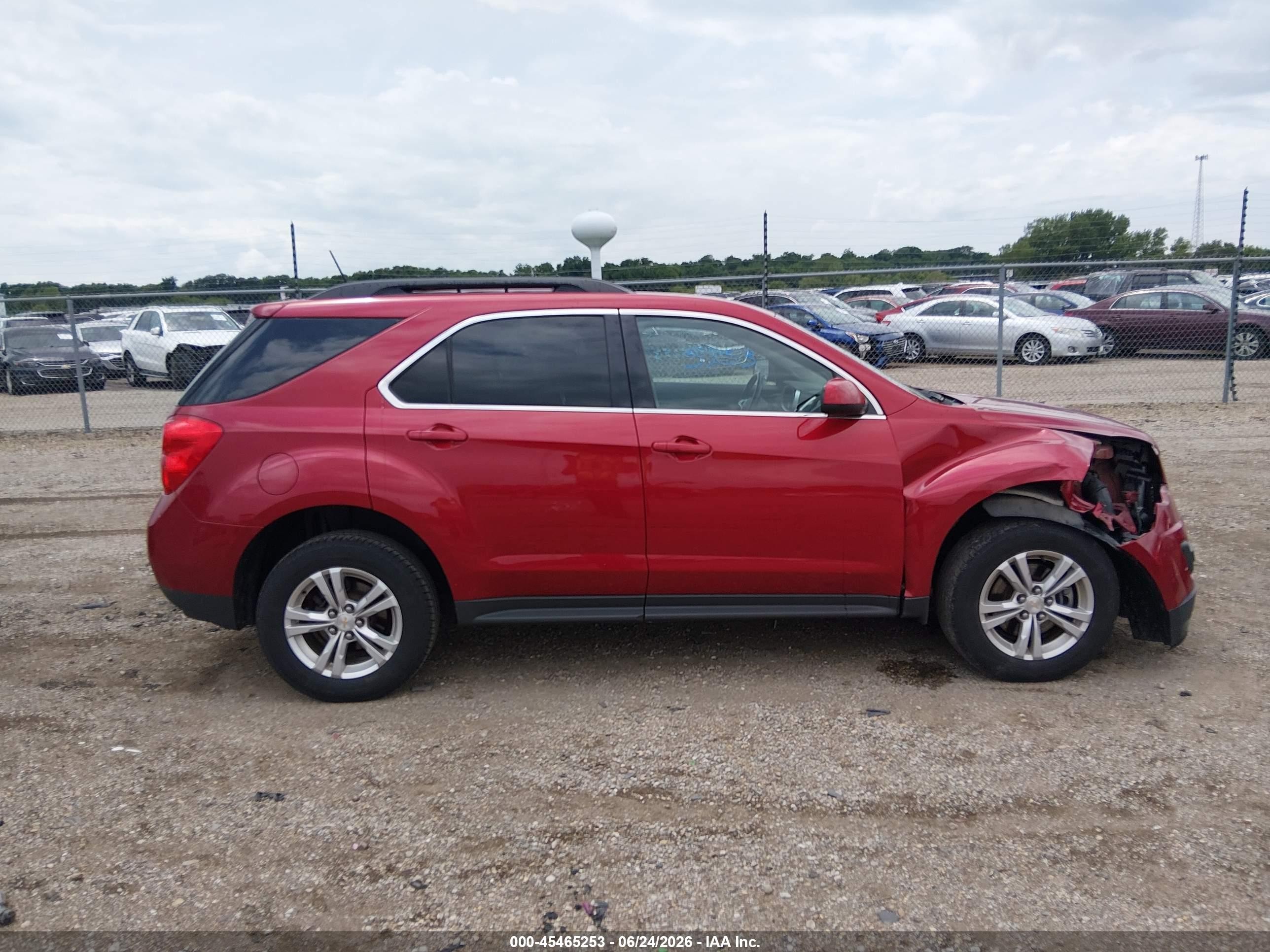 2015 Chevrolet Equinox Lt Red vin: 2GNALBEK8F6414703