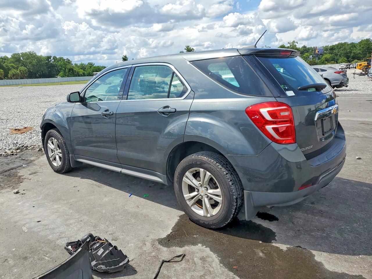 2017 Chevrolet Equinox Ls Gray vin: 2GNALBEK8H1593471