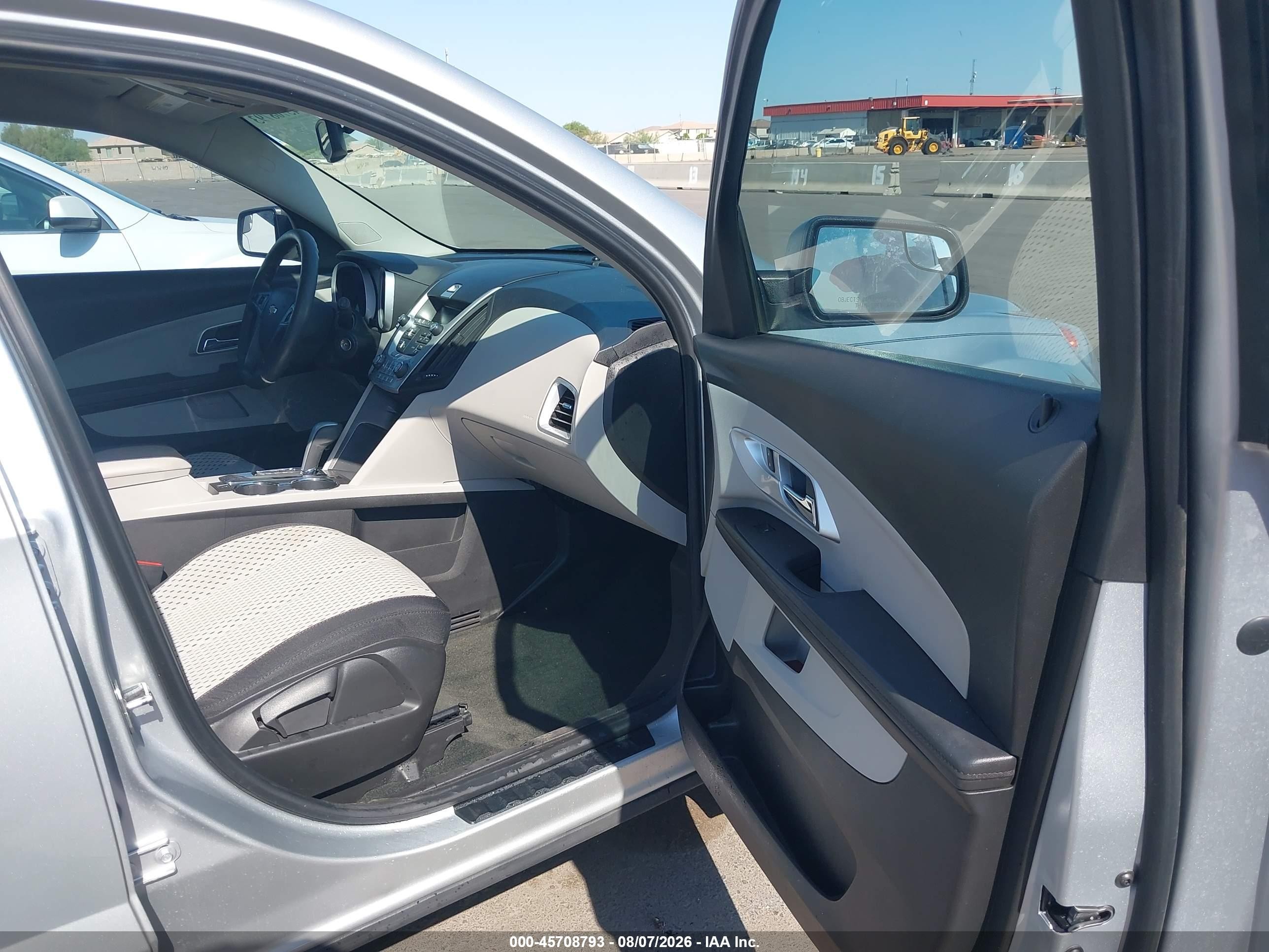 2012 Chevrolet Equinox Ls Silver vin: 2GNALBEK9C1118663
