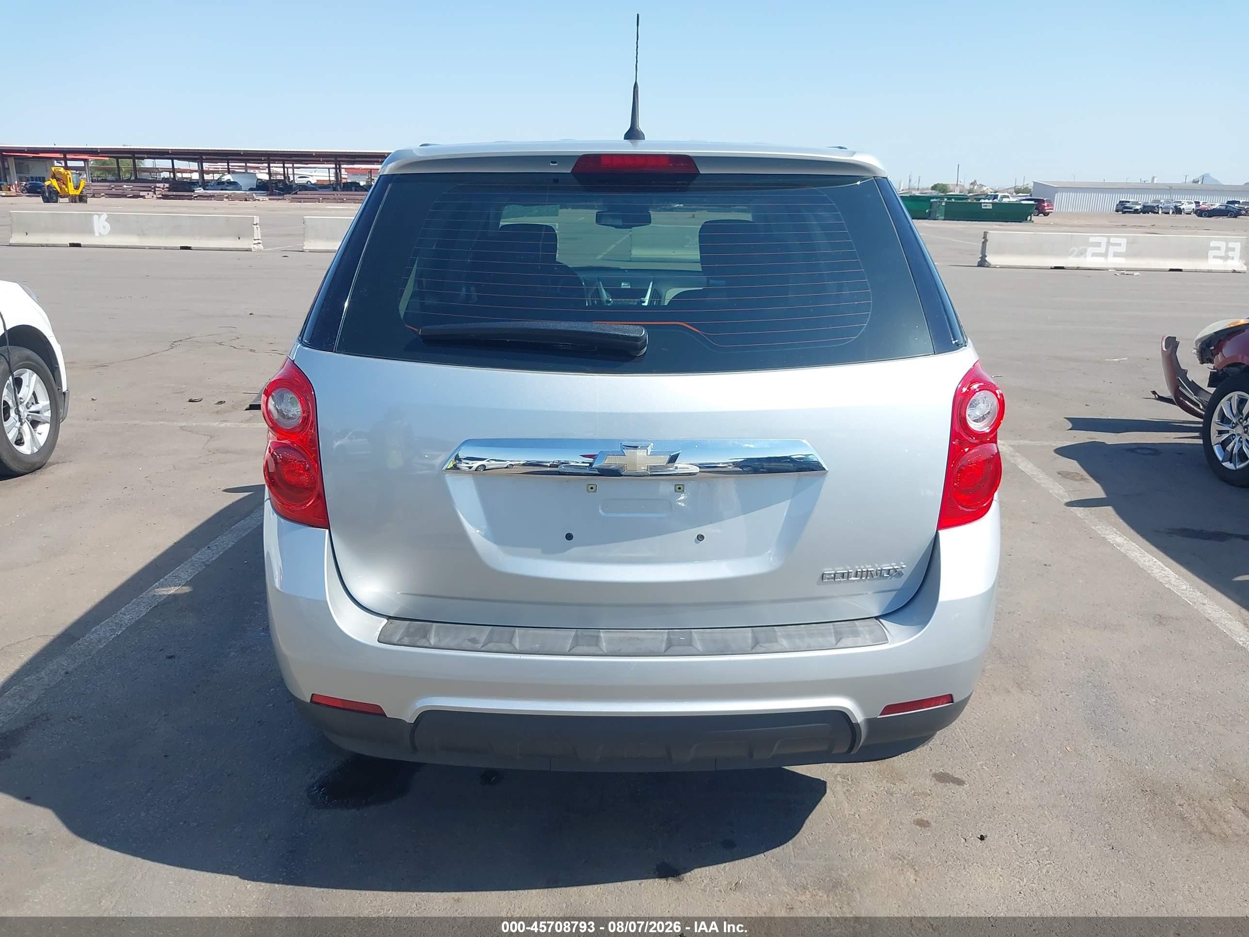 2012 Chevrolet Equinox Ls Silver vin: 2GNALBEK9C1118663