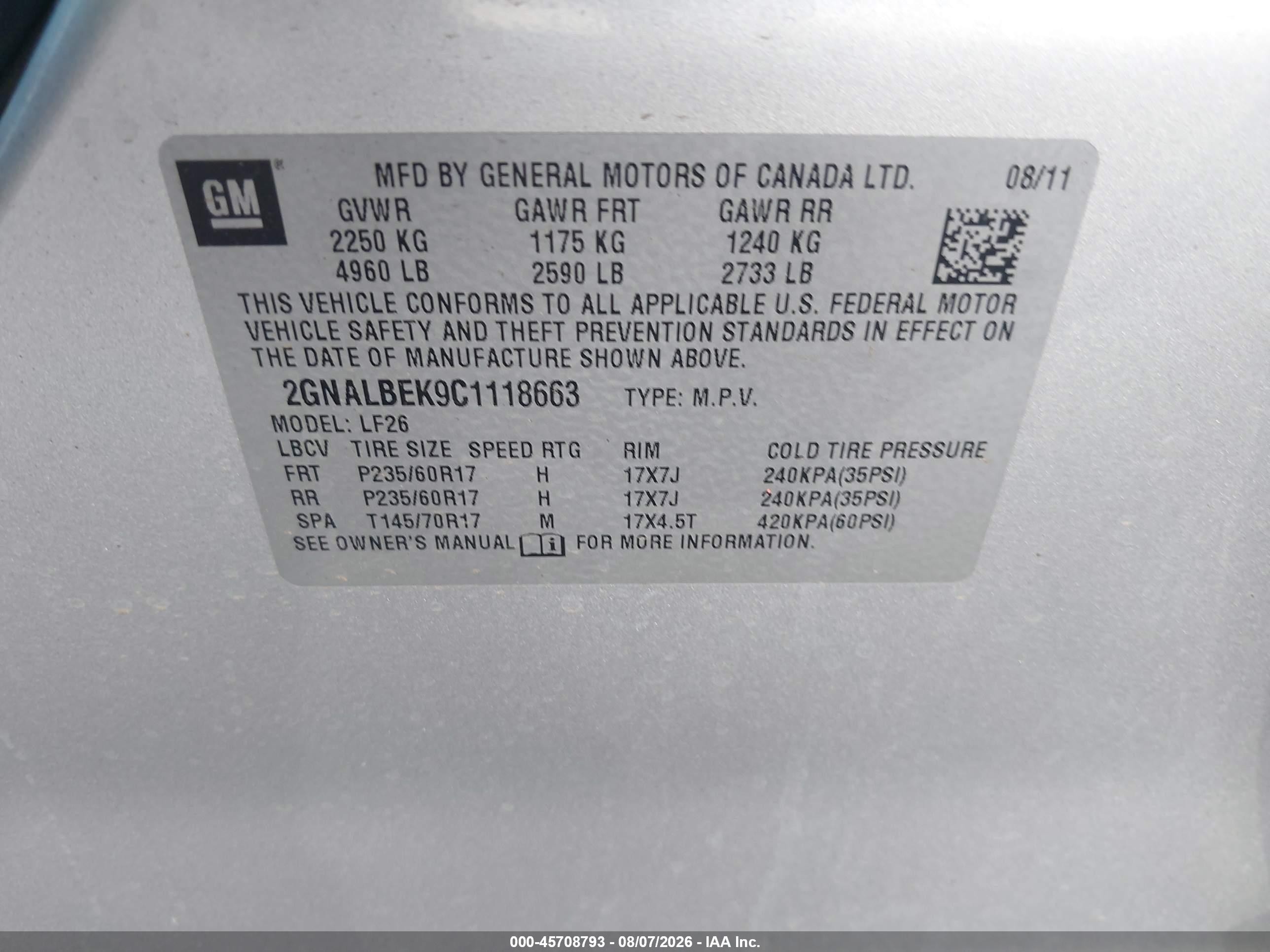 2012 Chevrolet Equinox Ls Silver vin: 2GNALBEK9C1118663
