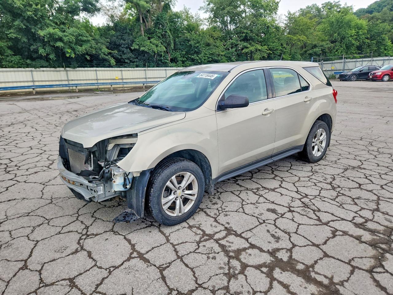 2012 Chevrolet Equinox Ls Beige vin: 2GNALBEK9C1198109