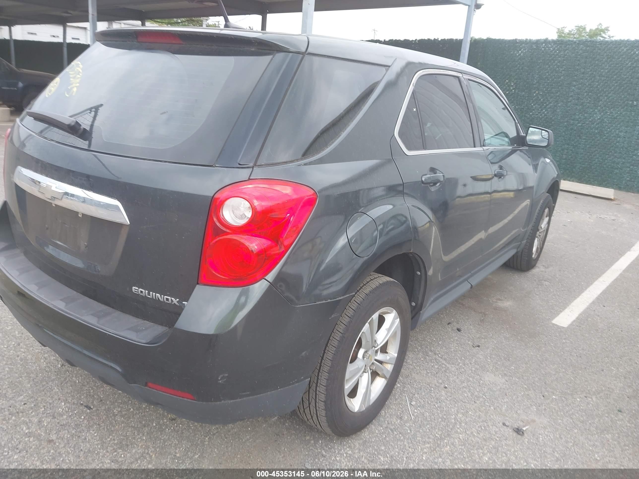 2012 Chevrolet Equinox Ls Gray vin: 2GNALBEK9C1244473