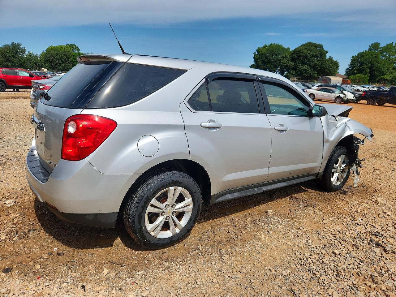 2012 Chevrolet Equinox Ls Silver vin: 2GNALBEK9C1266909