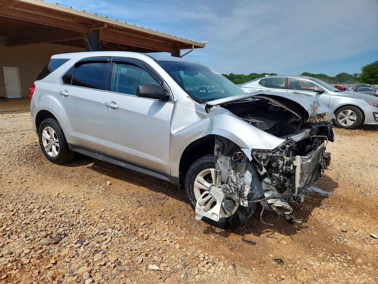 2012 Chevrolet Equinox Ls Silver vin: 2GNALBEK9C1266909