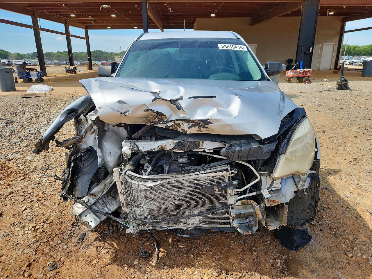 2012 Chevrolet Equinox Ls Silver vin: 2GNALBEK9C1266909