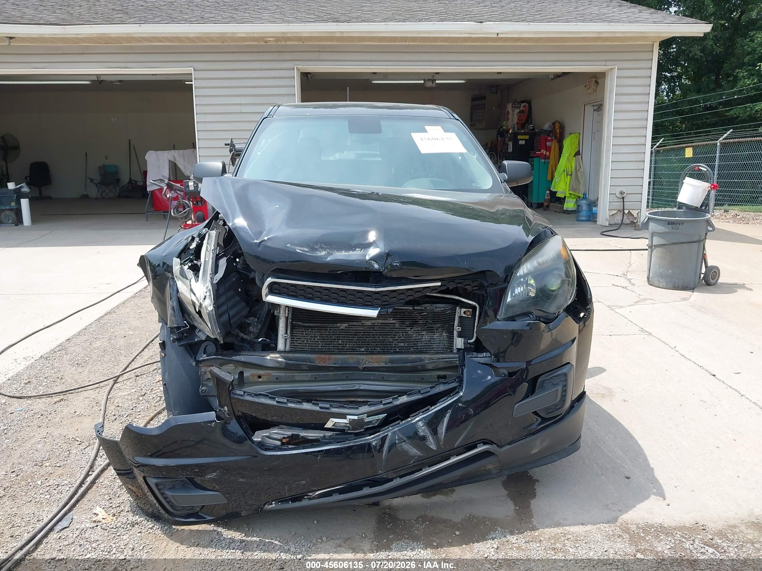 2012 Chevrolet Equinox Ls Black vin: 2GNALBEK9C6336993