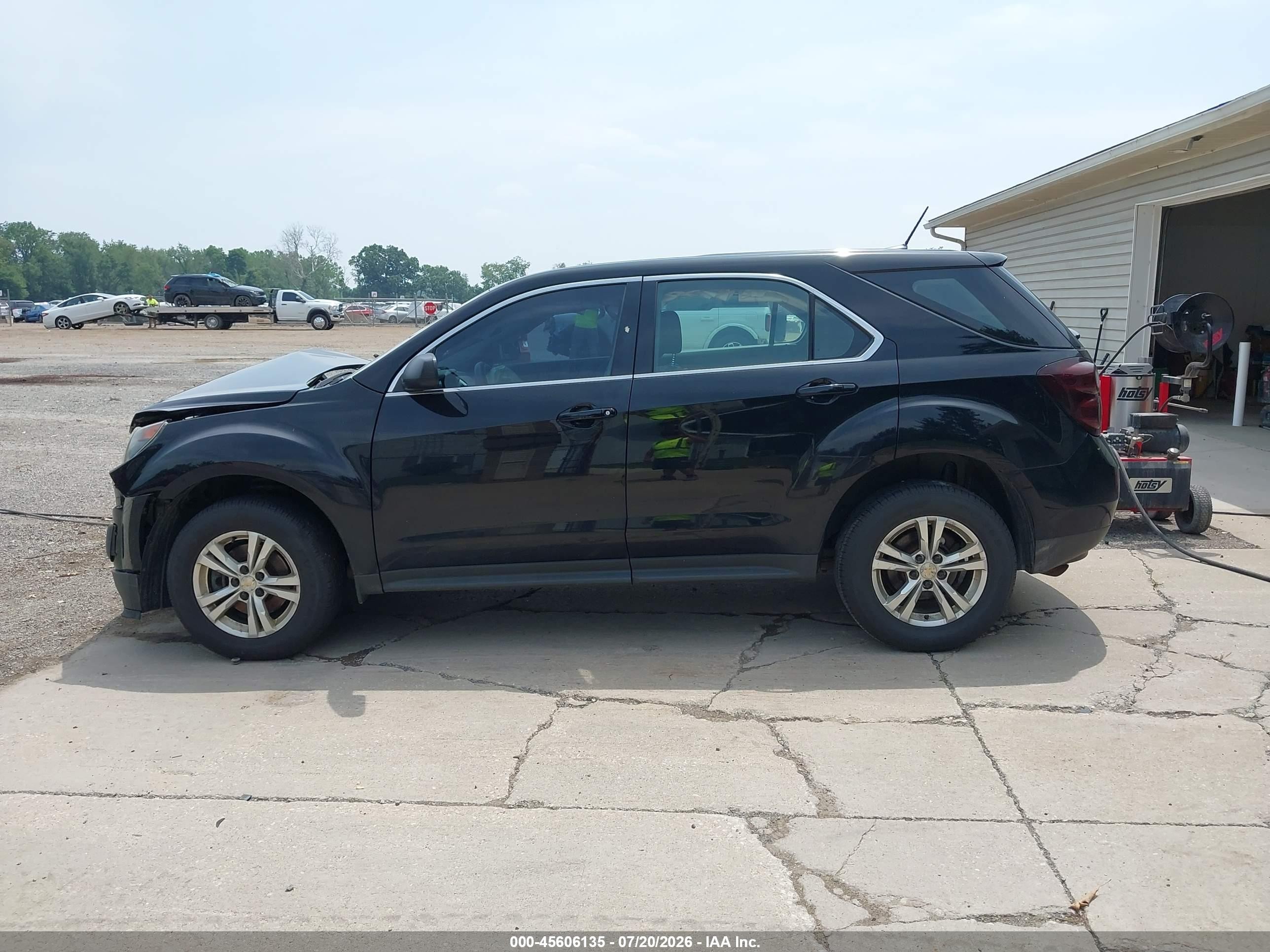 2012 Chevrolet Equinox Ls Black vin: 2GNALBEK9C6336993
