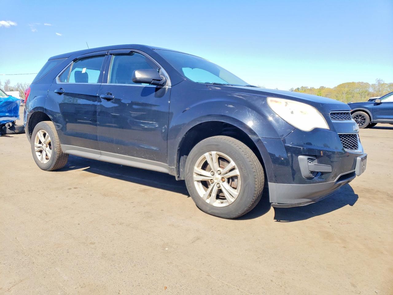 2012 Chevrolet Equinox Ls Black vin: 2GNALBEK9C6337660