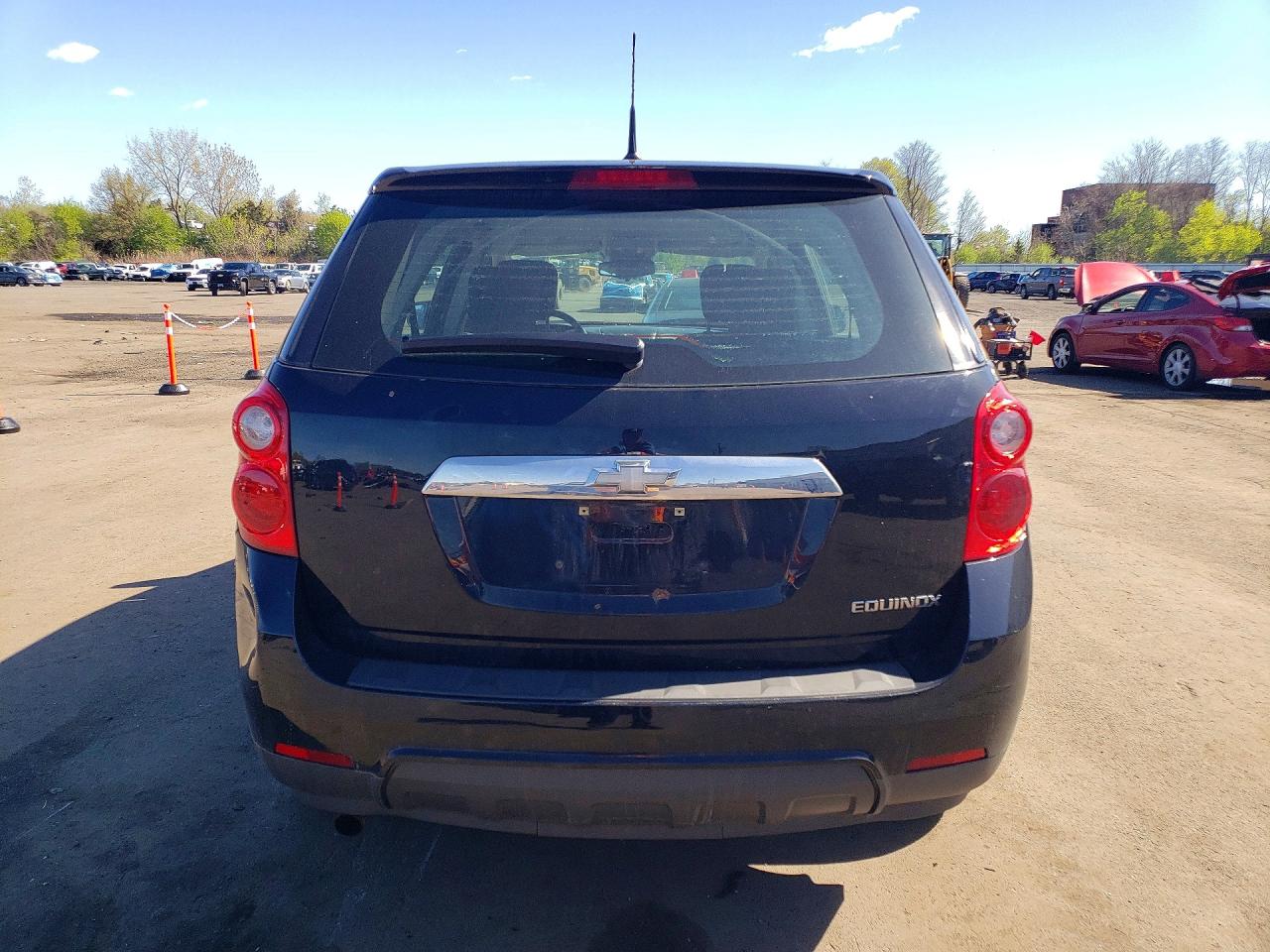 2012 Chevrolet Equinox Ls Black vin: 2GNALBEK9C6337660