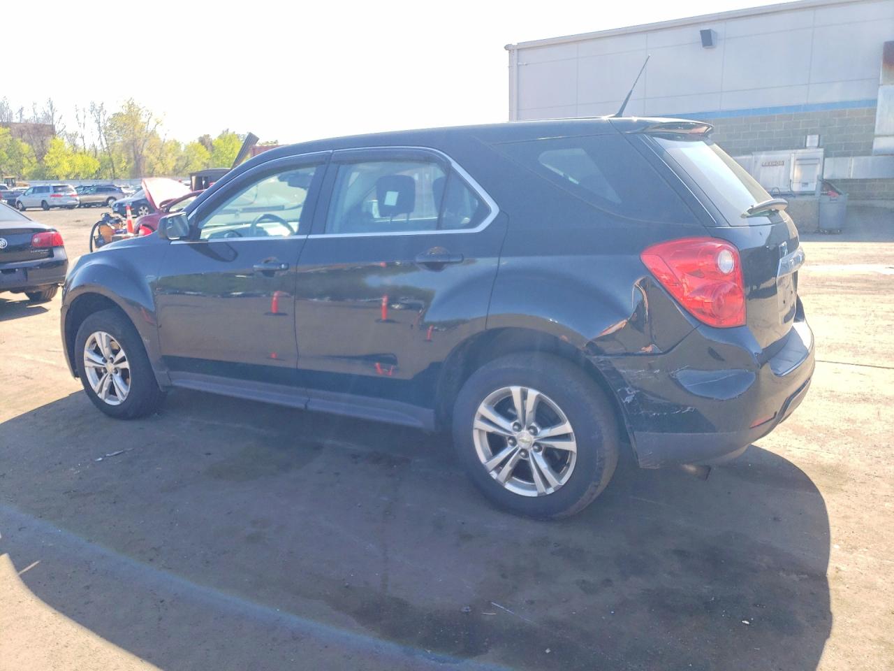 2012 Chevrolet Equinox Ls Black vin: 2GNALBEK9C6337660